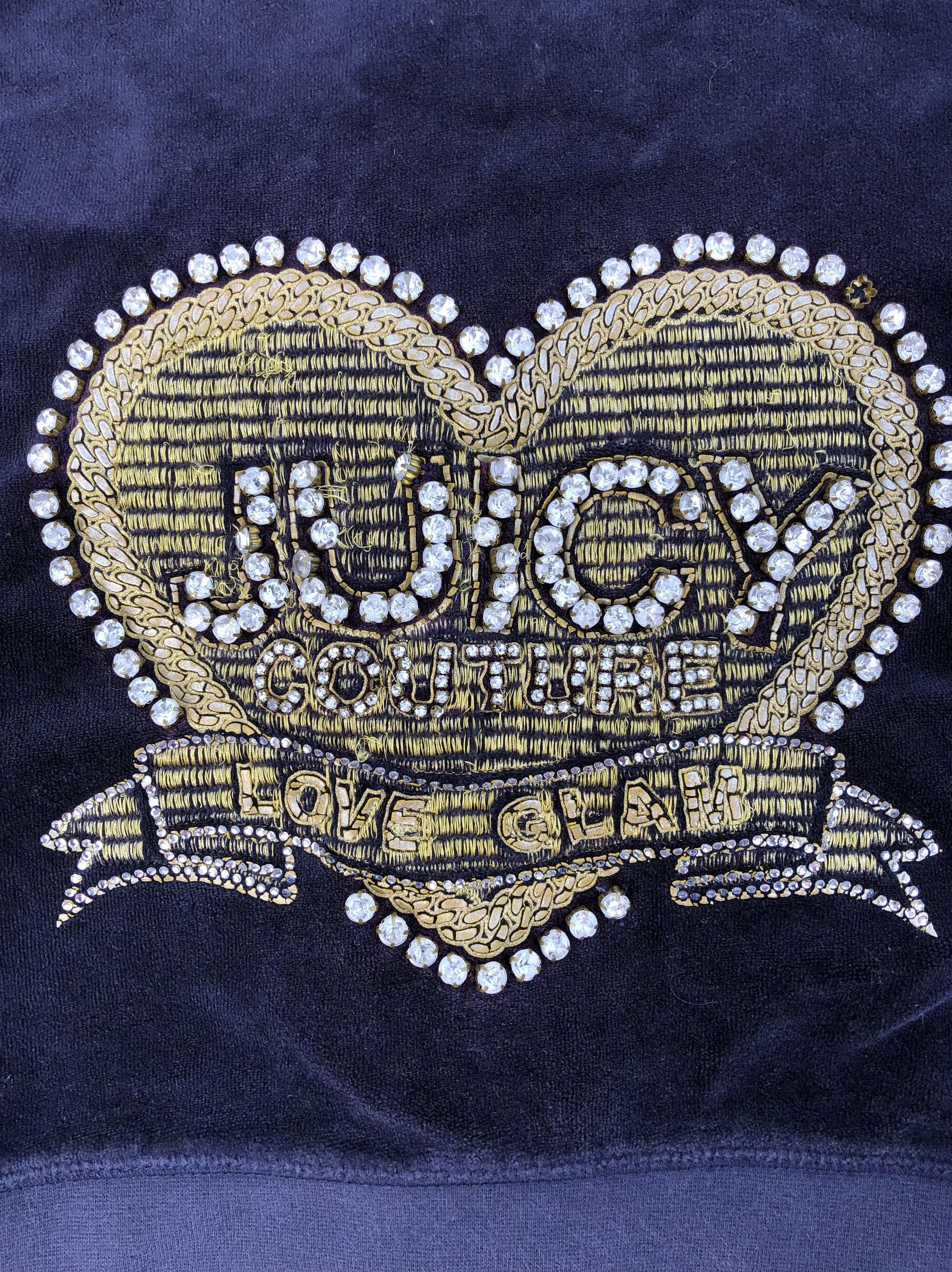 Juicy Couture Juicy Couture Y2K Style Vintage Velour Zip Up Hoodie Size M / US 6-8 / IT 42-44 - 5 Thumbnail