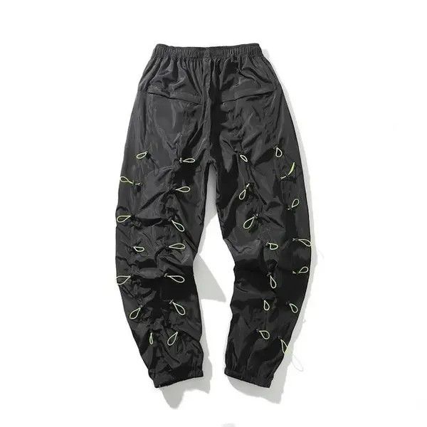 Vintage Bungee Cord Black Pants Sweatpants Joggers Size US 32 / EU 48 - 4 Thumbnail