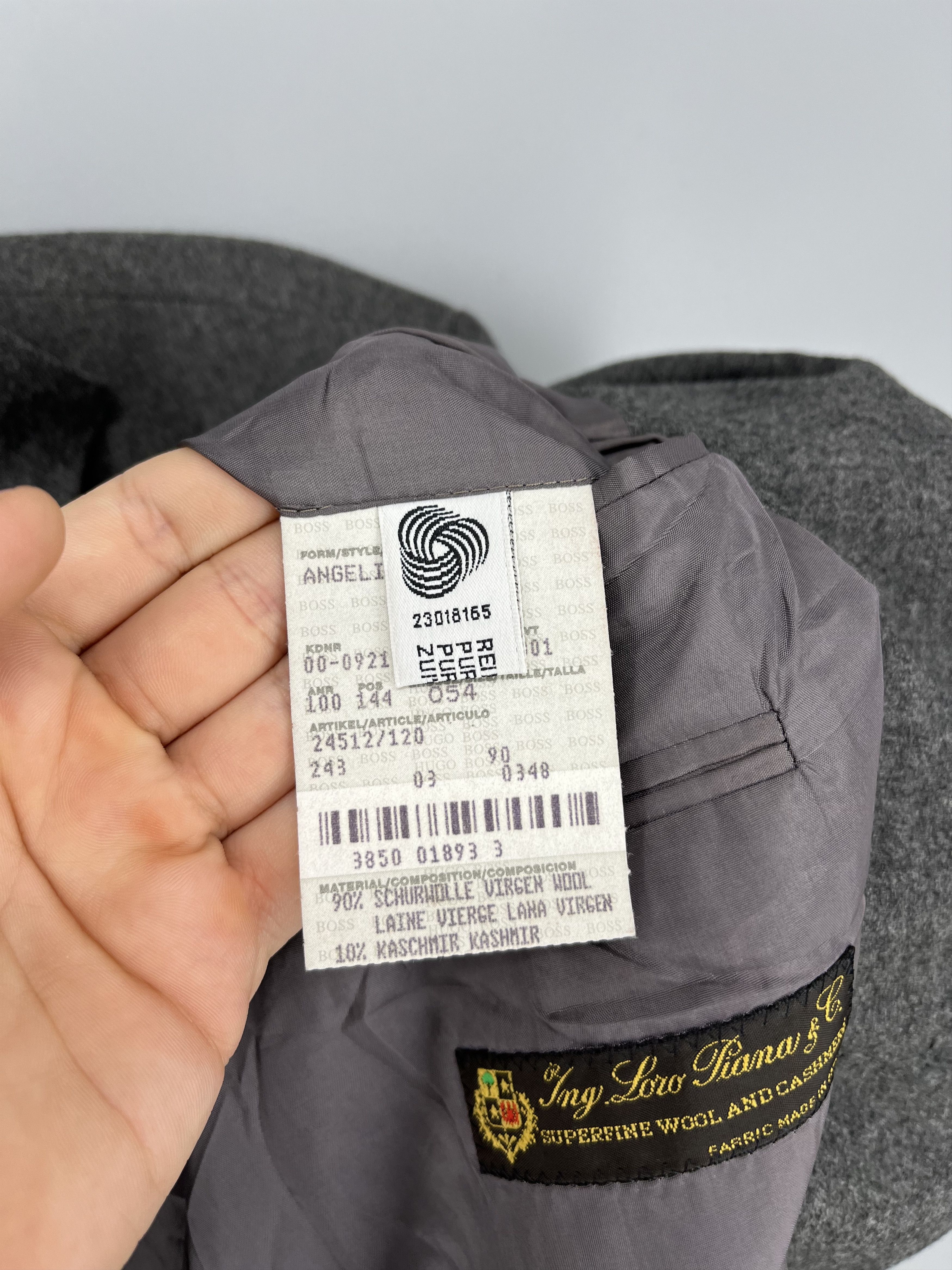 Hugo Boss HUGO BOSS Loro Piana Mens Wool Cashmere Blend Sports Blazer Size 50R - 9 Thumbnail