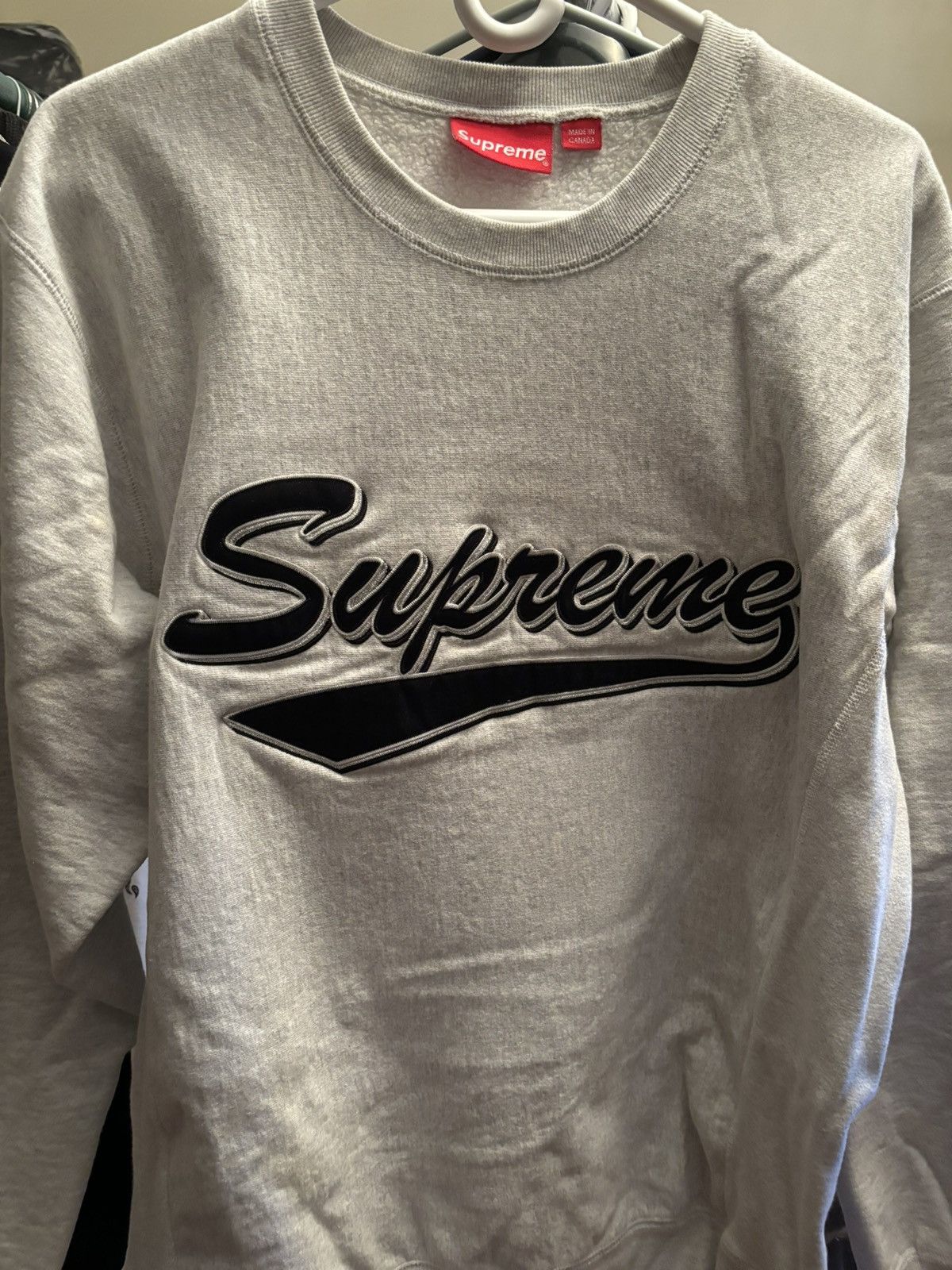 Supreme Brush Script Crewneck | Grailed