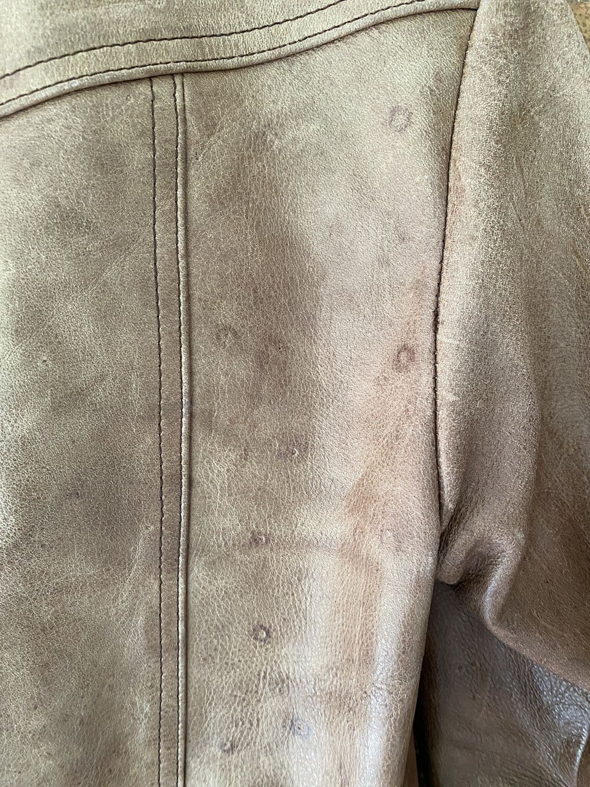 14th Addiction 2000s Vertrex Leather patina RIRI Zipper jacket Size US S / EU 44-46 / 1 - 13 Thumbnail