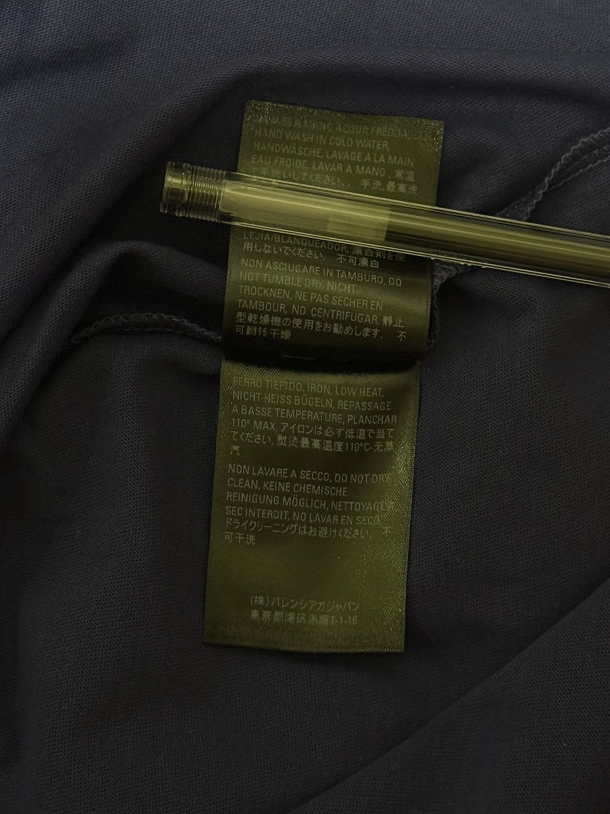 Balenciaga Balenciaga deep blue t shirt Size US M / EU 48-50 / 2 - 9 Thumbnail