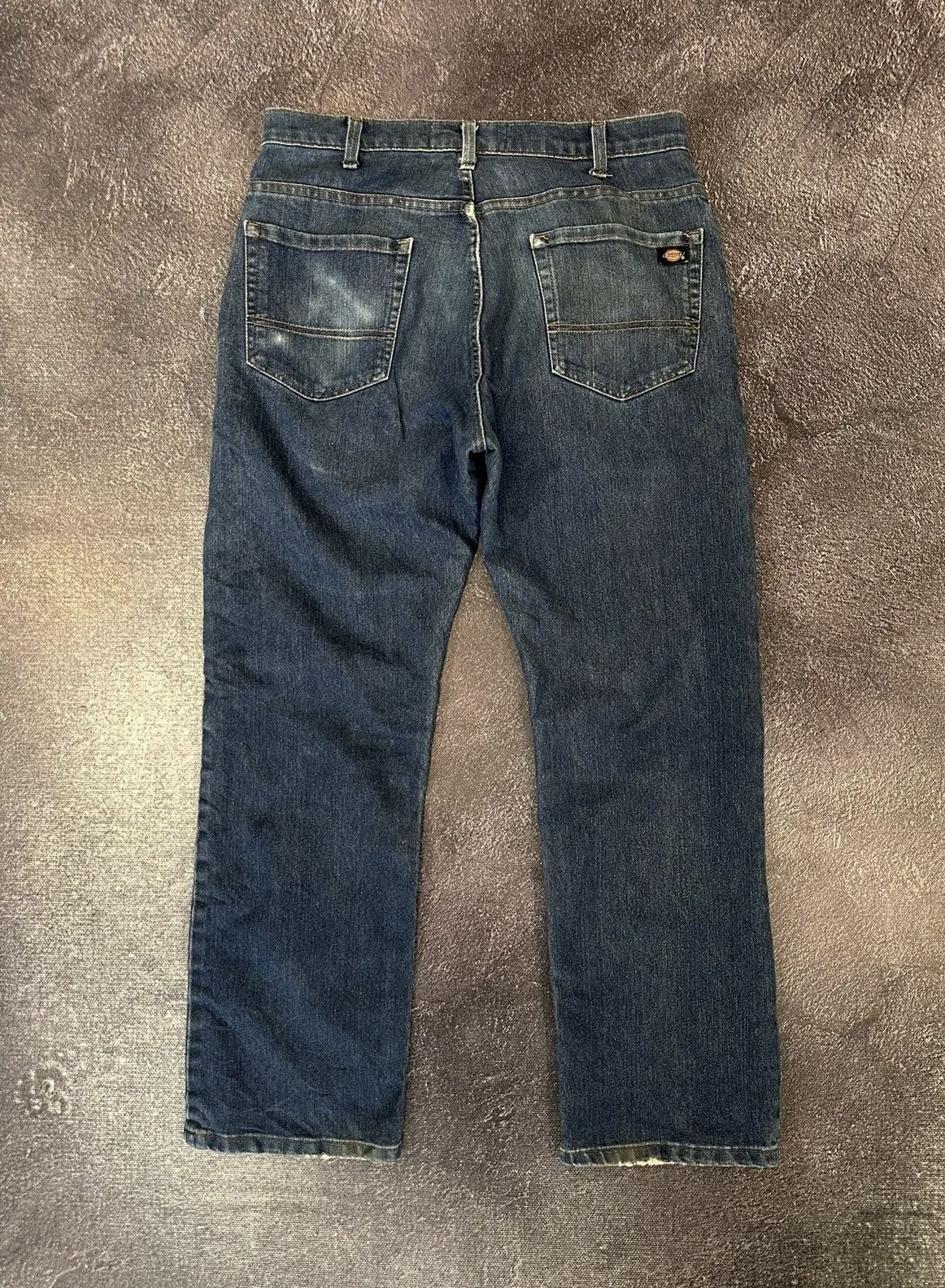 Dickies × Vintage Vintage Dickies Blue Denim Work Hype Baggy Jeans Size US 36 / EU 52 - 1 Thumbnail