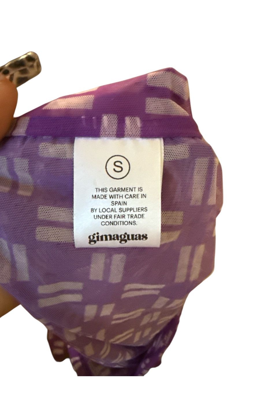 Gimaguas Gimaguas Semi-Sheer One Shoulder Camisole Size S / US 4 / IT 40 - 4 Thumbnail