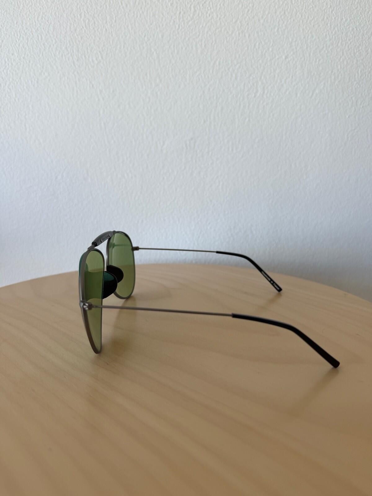Acne Studios New acne studios howard aviator sunglasses silver green Size ONE SIZE - 4 Thumbnail