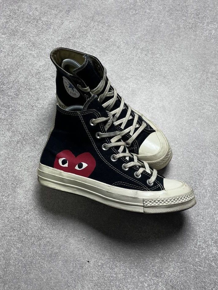 Comme des Garcons × Converse × Vintage Vintage Play Comme Des Garcons x Converse Chuck Taylor UK 5 Size US 7.5 / IT 37.5 - 1 Thumbnail