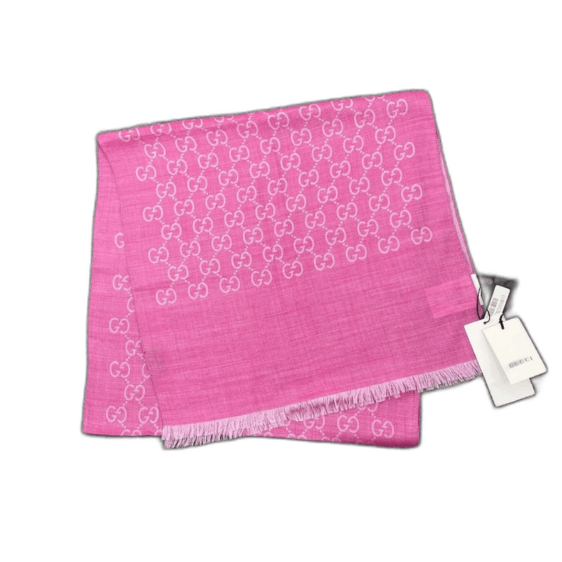 Gucci gucci pink gg pattern scarf Size ONE SIZE - 1 Thumbnail