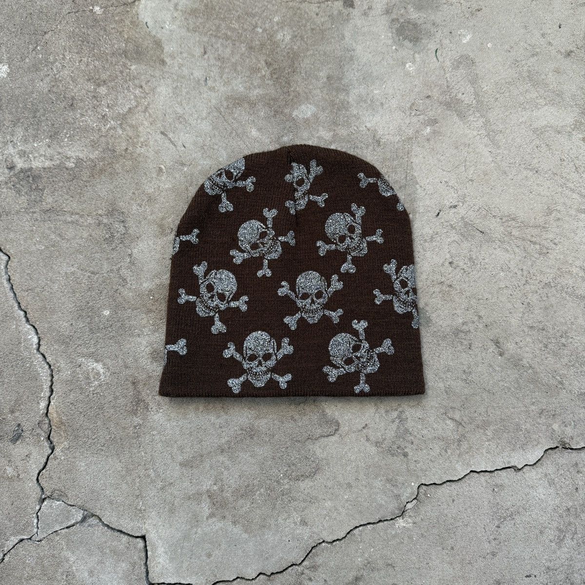 Japanese Brand BEST OFFER 💥 JAPANESE BRAND SKULL BIG LOGO BEANIE HAT Size ONE SIZE - 1 Thumbnail