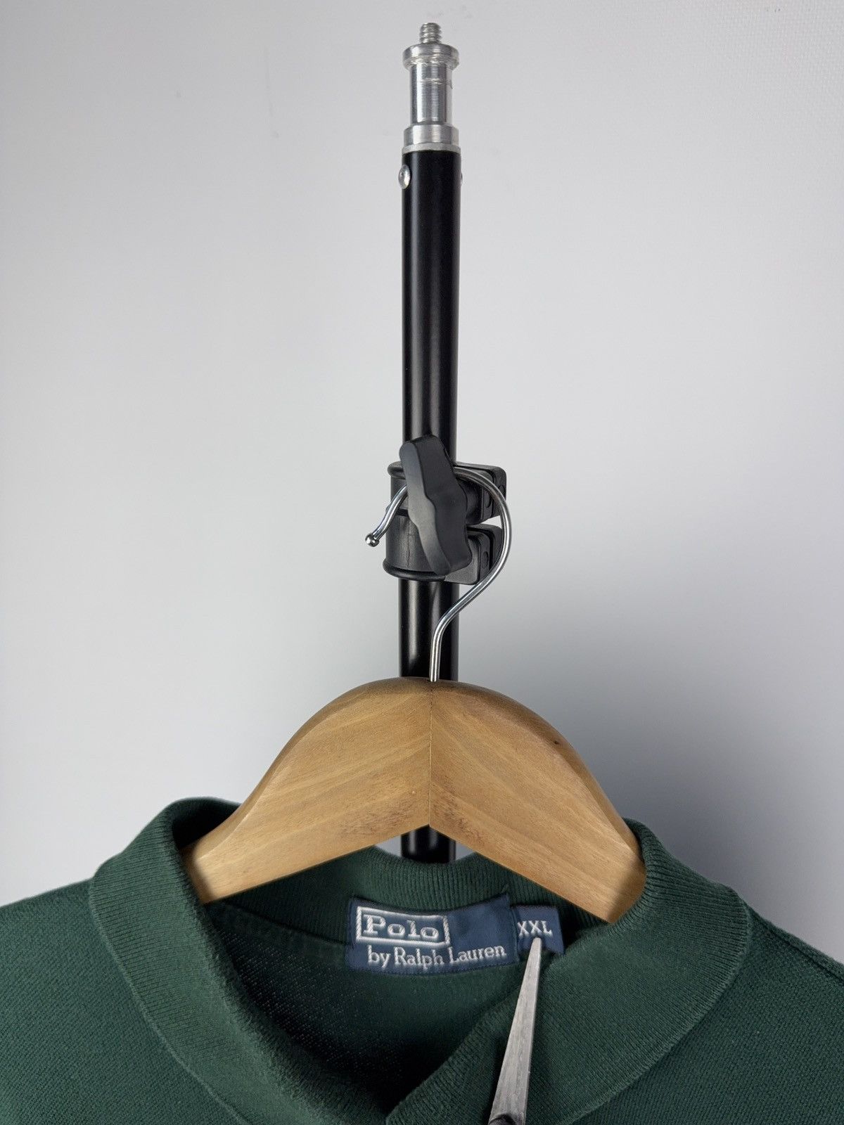 Polo Ralph Lauren × Vintage Polo Ralph Lauren XXL Green Polo Shirt Orange Logo USA Fit Size US XXL / EU 58 / 5 - 4 Thumbnail