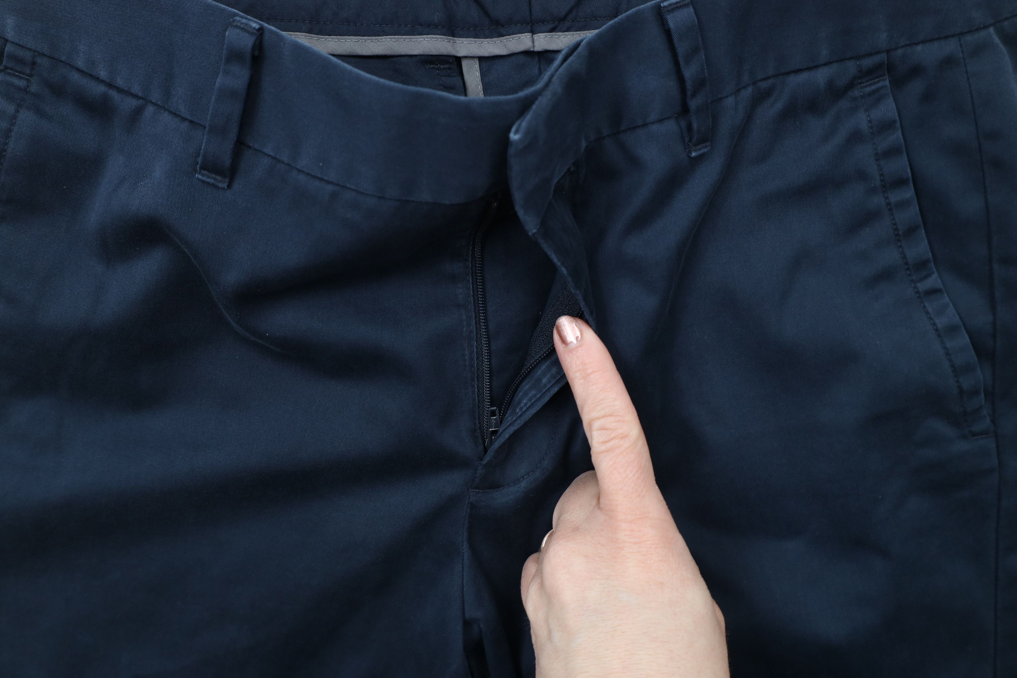 Bonobos × Vintage Bonobos Slim Fit Monday Straight Leg Chino Pants Navy Blue Size US 30 / EU 46 - 6 Thumbnail