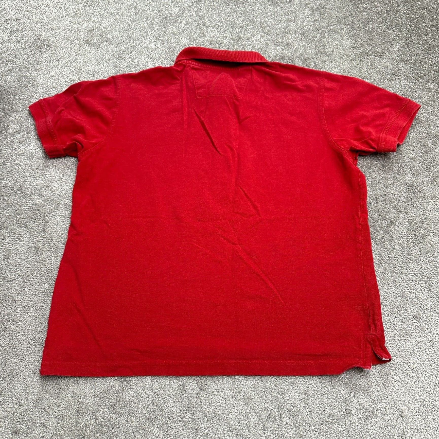 Vintage VINTAGE? No, it's Not Vintage. Diego Martin Polo Shirt Womens XL Red Short Sleeve 1005 Cotton Pocket Casual Top Size XL / US 12-14 / IT 48-50 - 2 Thumbnail