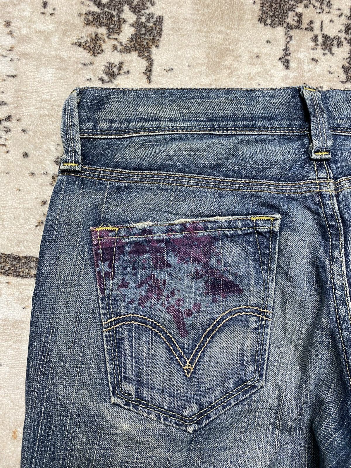 Levi's Rare Levi’s Distressed Bootcut Size US 30 / EU 46 - 11 Thumbnail