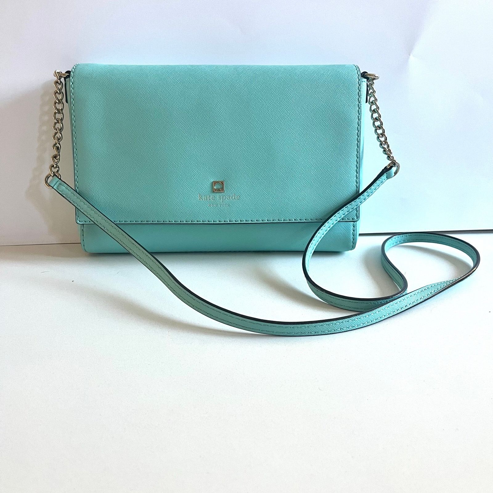 Kate Spade KATE SPADE Charlotte Street Alex Crossbody, Blue Aqua Size ONE SIZE - 1 Thumbnail
