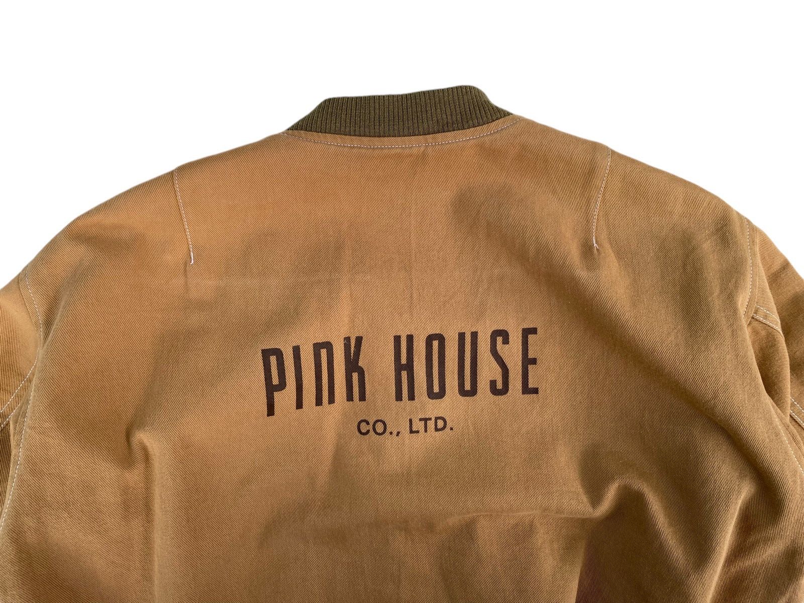 Pink House × Vintage Vtg Pink House Bomber Jacket Style Size US M / EU 48-50 / 2 - 5 Thumbnail