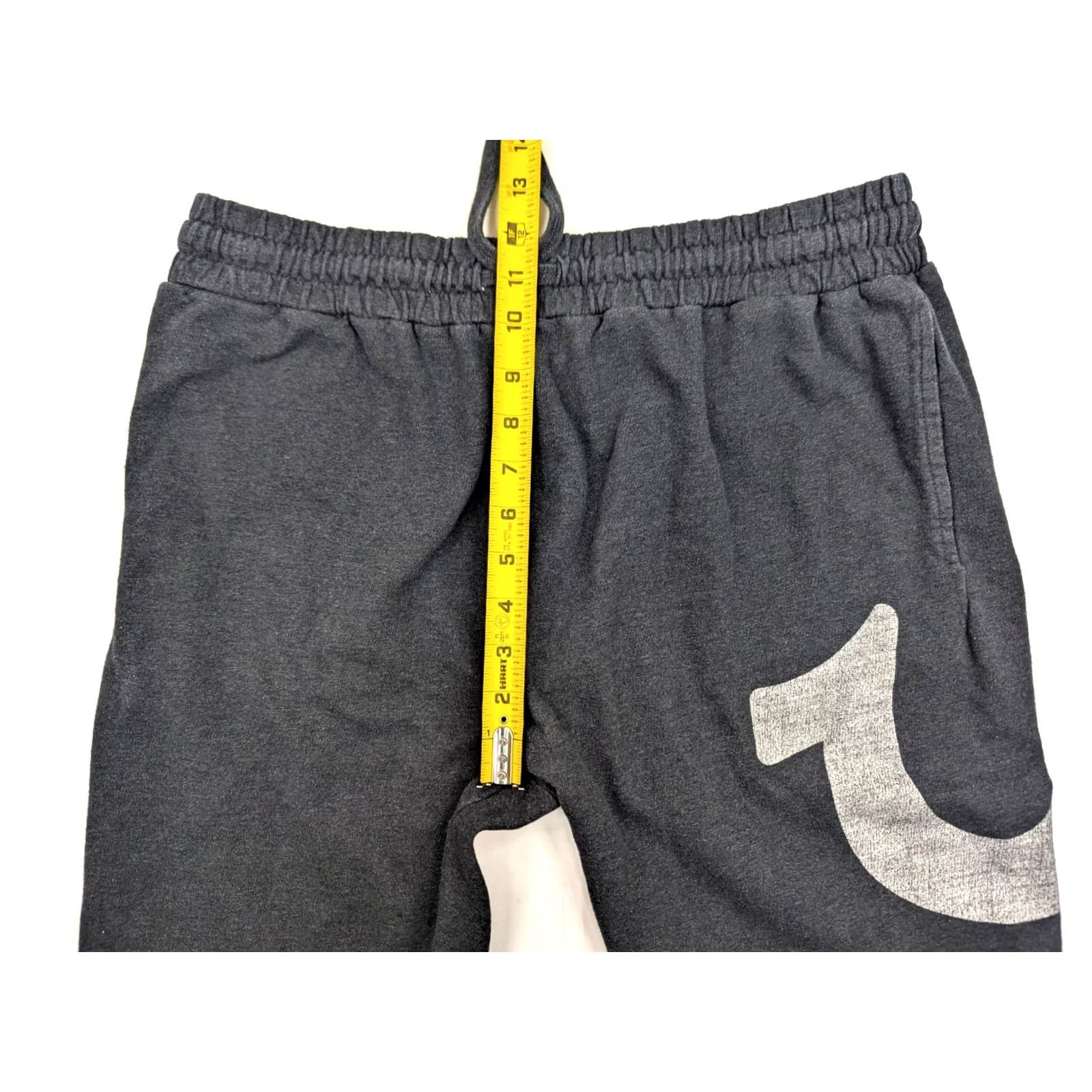 True Religion True Religion Pants Men L Gray Logo Jogger Inseam 29 Lightweight Fleece Pockets Elastic Waist Regular Fit Casual Activewear Loungewear Size US 33 - 5 Thumbnail