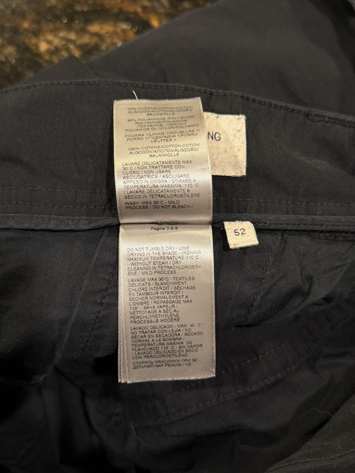 Bottega Veneta Bottega Veneta Daniel Lee 2020 Black Cargo Trousers Pants Size US 34 / EU 50 - 13 Thumbnail