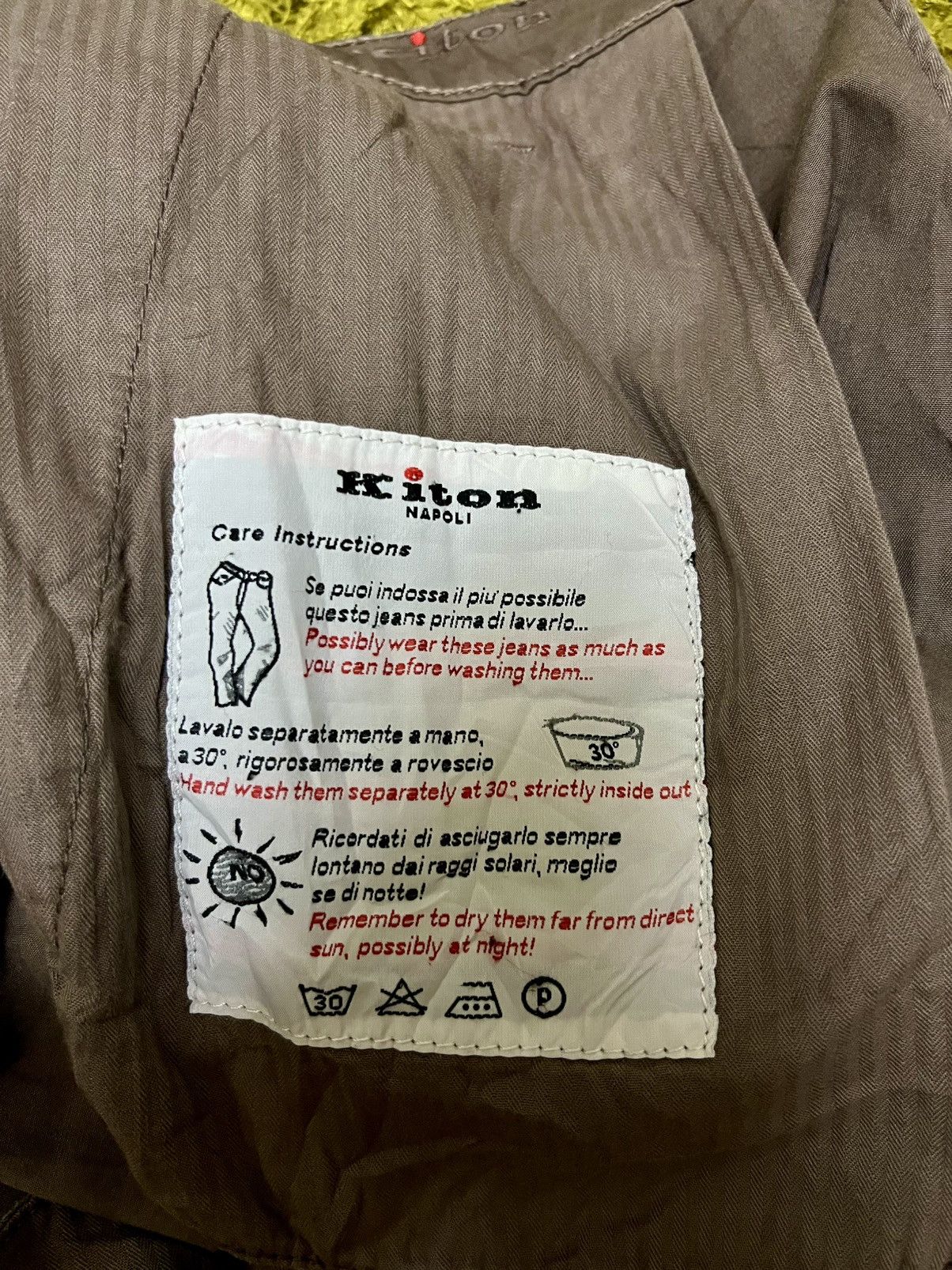 Kiton Kiton buttonfly Casual Pant Size US 40 / EU 56 - 4 Thumbnail