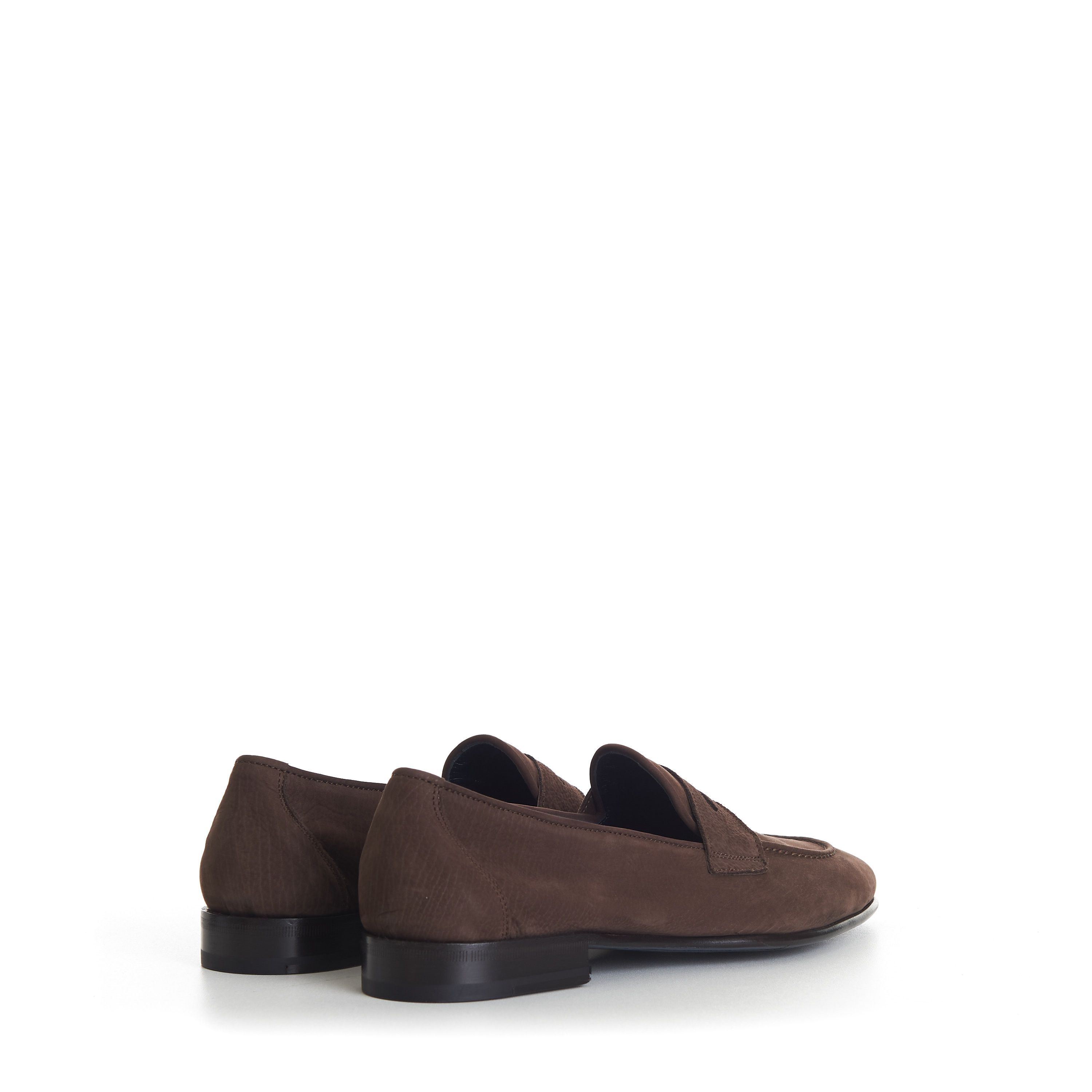 Brioni Penny Loafer In Brown Suede Size US 8.5 / EU 41-42 - 7 Thumbnail