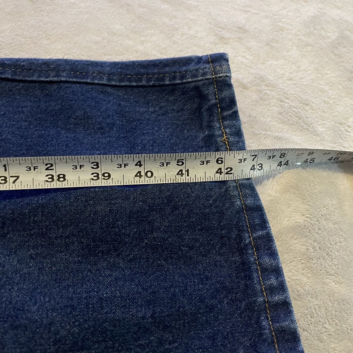 Wrangler Wrangler Regular Fit Mens Blue Denim Jeans 40x32 Cowboy Cut Size US 39 - 11 Thumbnail