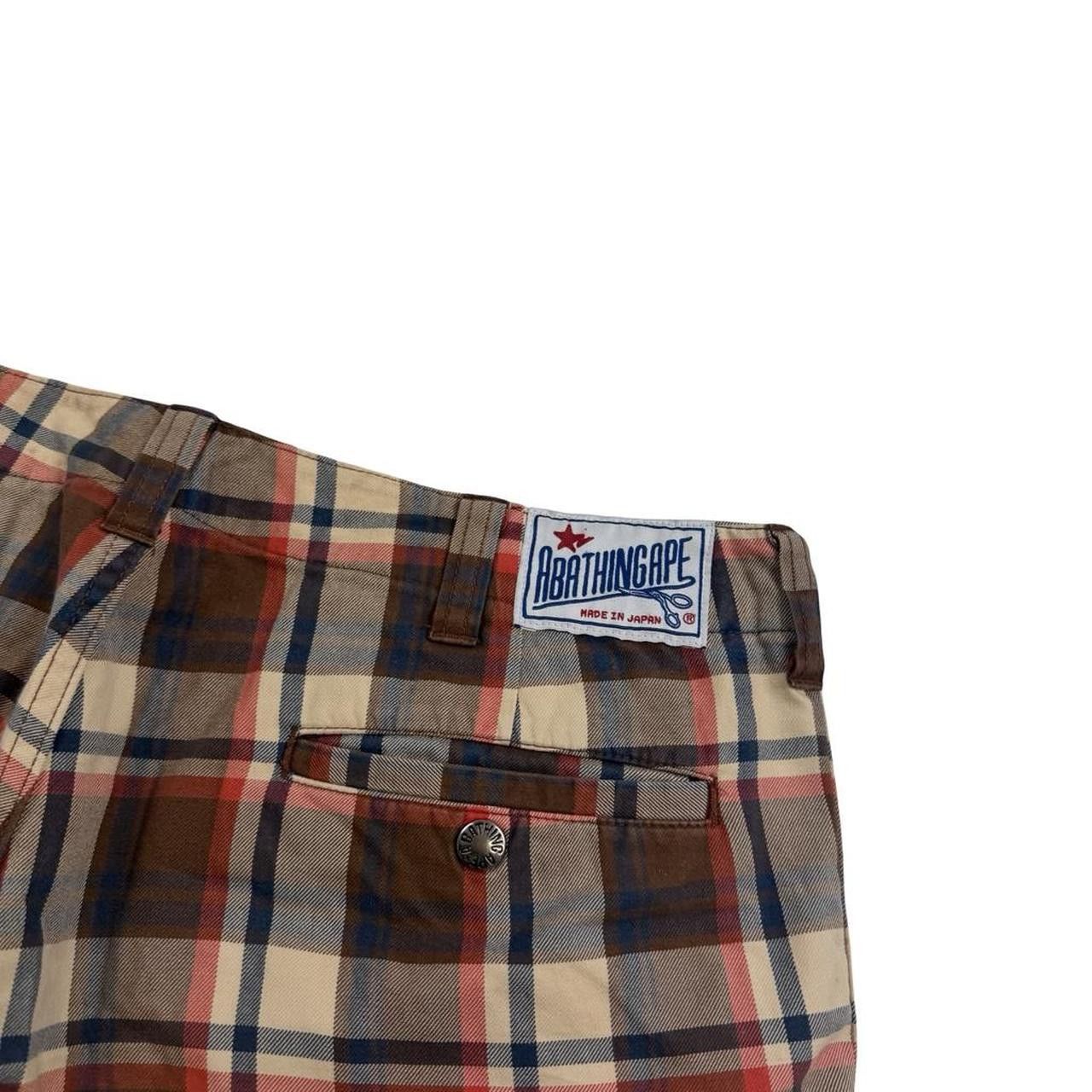 Bape Vintage Bape Check / Tartan Shorts - Medium - Waist: 33” Size US 33 - 5 Thumbnail