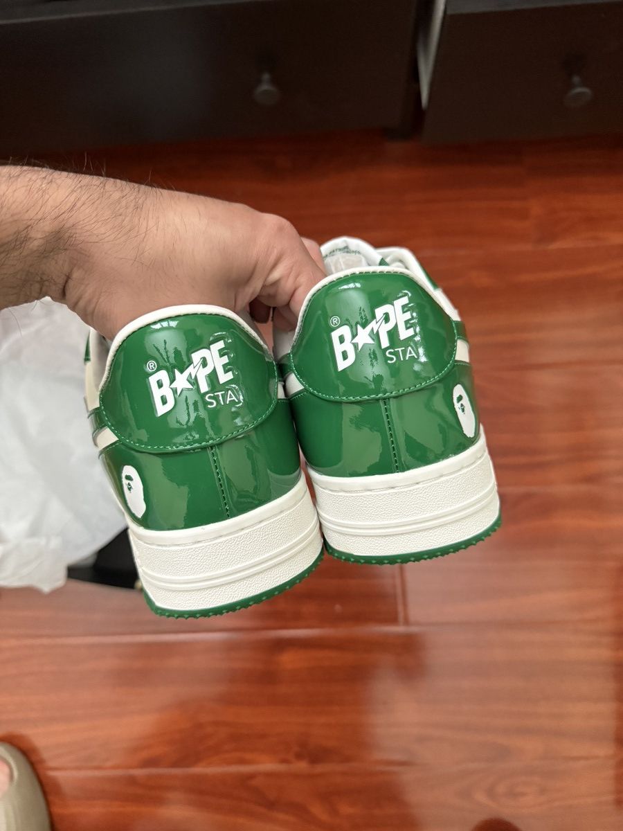 Bape Bapesta icon low green Size US 8.5 / EU 41-42 - 5 Thumbnail