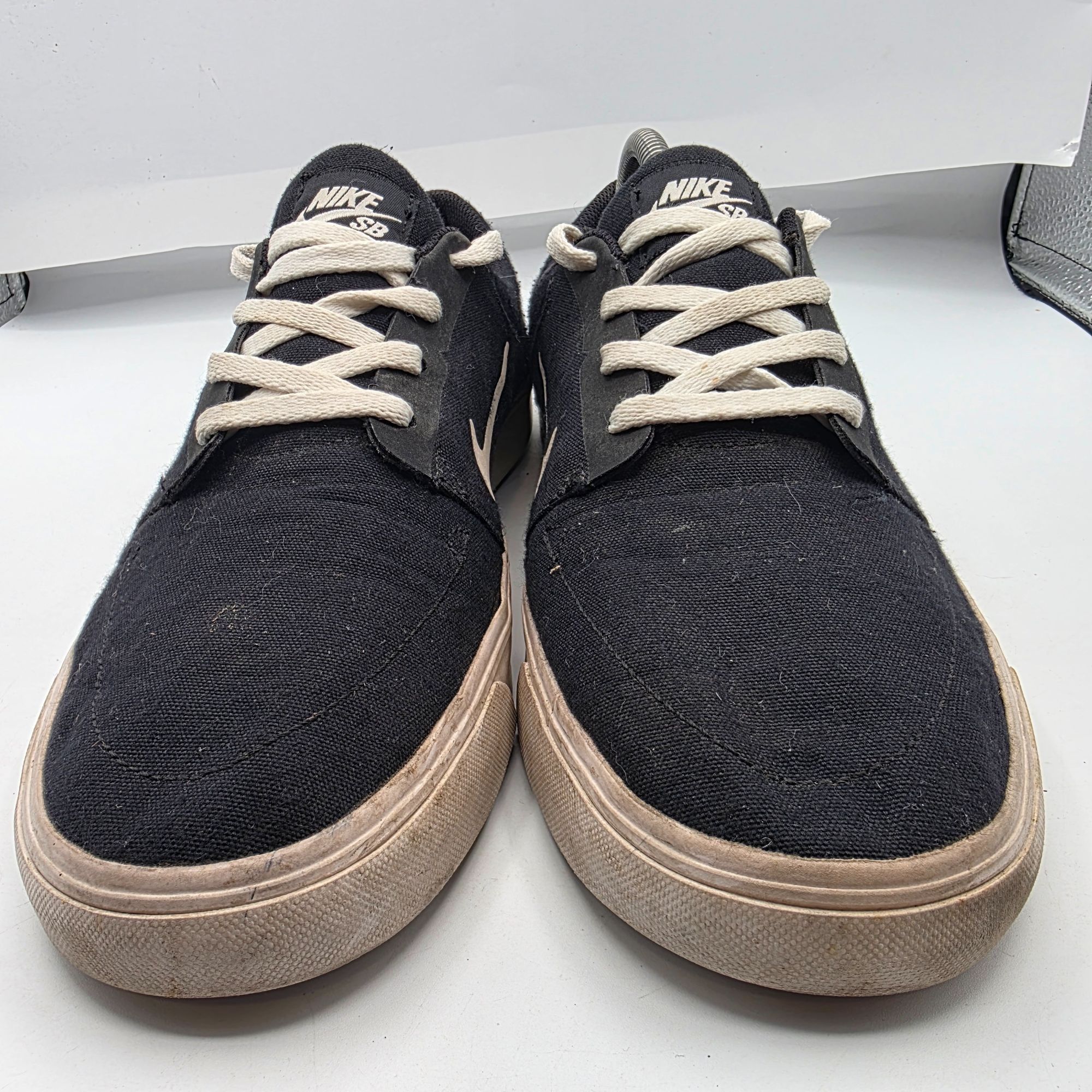 Nike Nike SB Portmore Canvas Mens Size 10.5 Black White Skate Sne Size US 10.5 / EU 43-44 - 2 Thumbnail