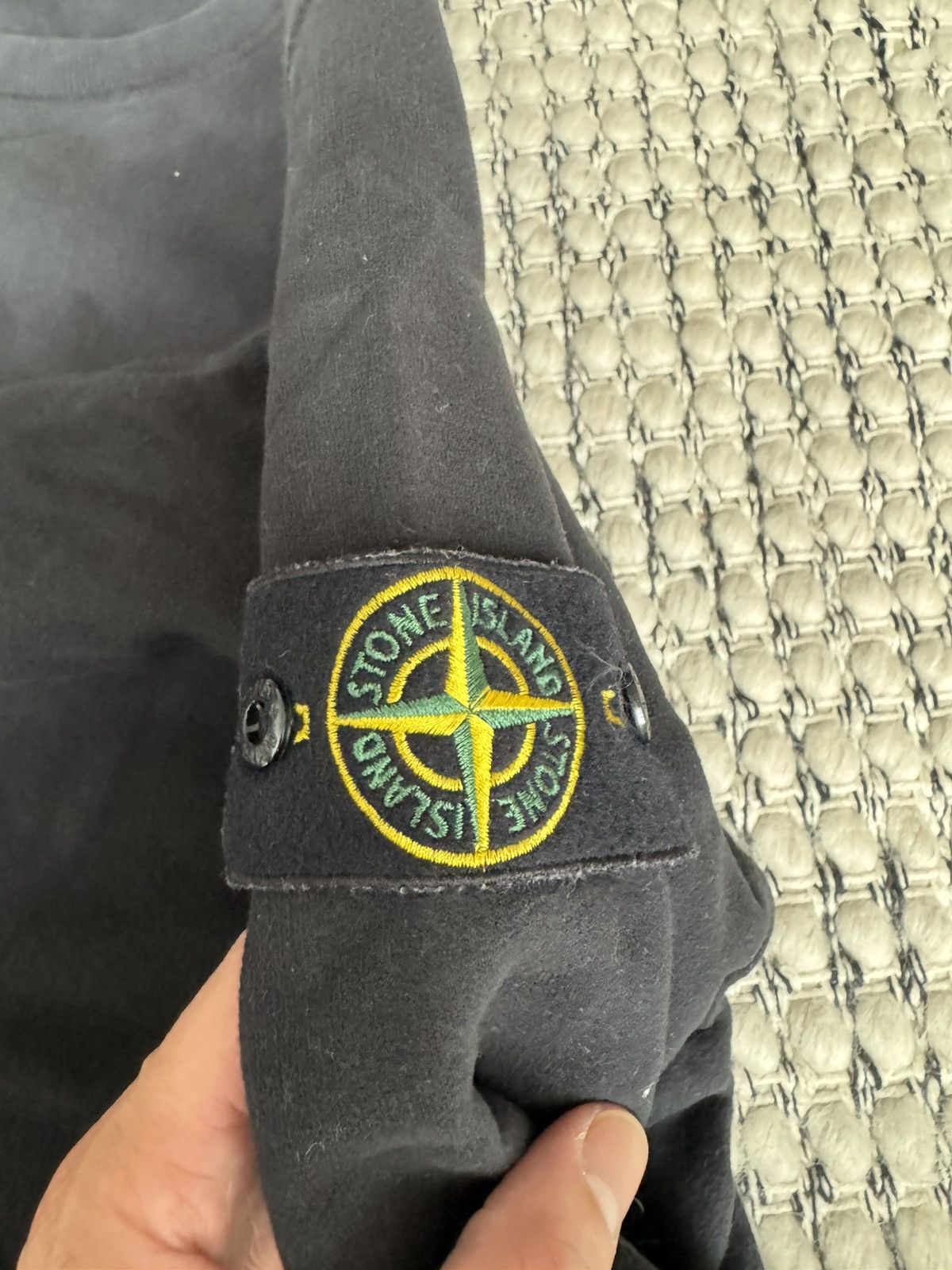 Stone Island Stone Island Garment Dyed Crew Neck - Black - Large Size US L / EU 52-54 / 3 - 3 Thumbnail