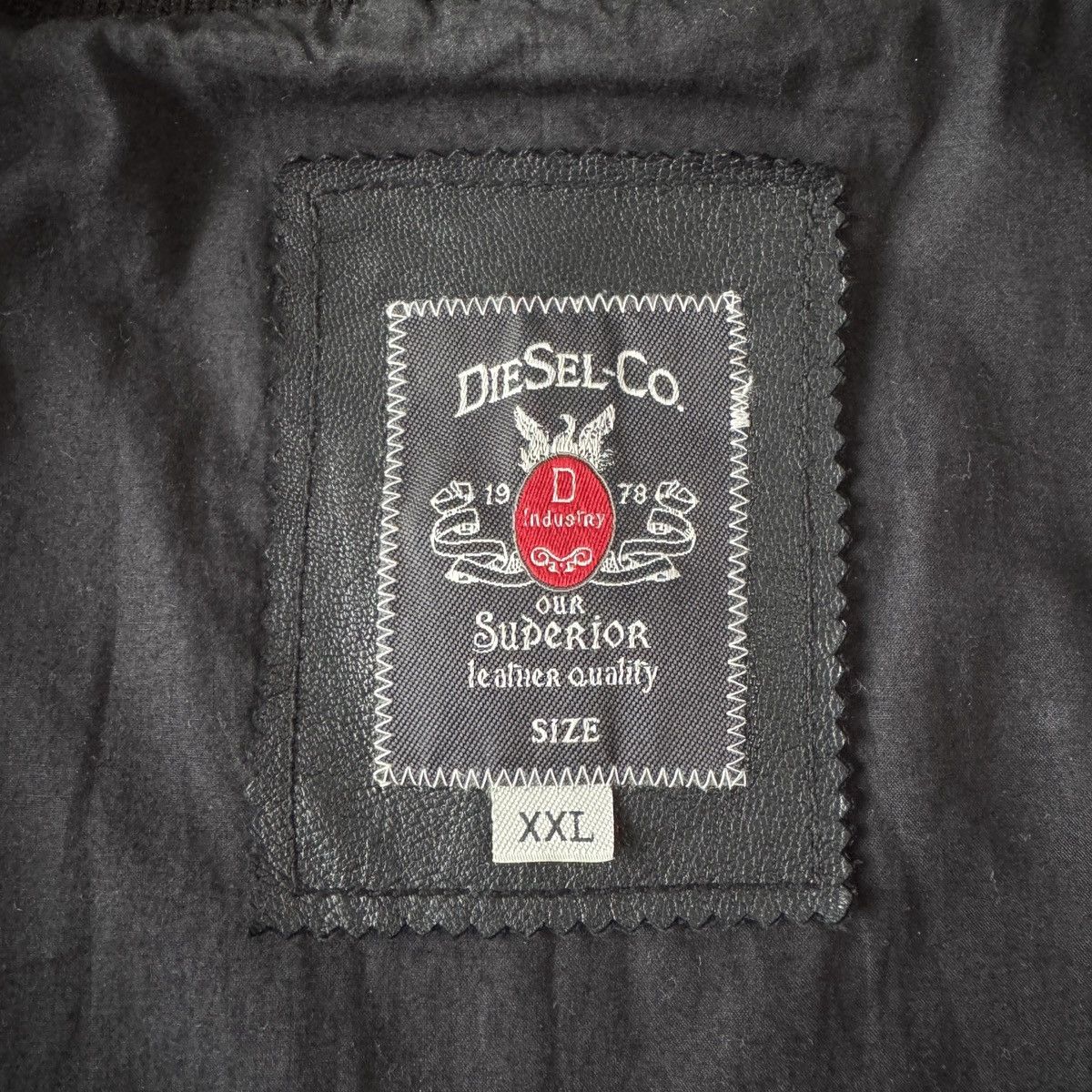 Diesel Diesel Leather Jacket Model J-BO-2 Black Biker Avirex Style Size US XXL / EU 58 / 5 - 14 Thumbnail