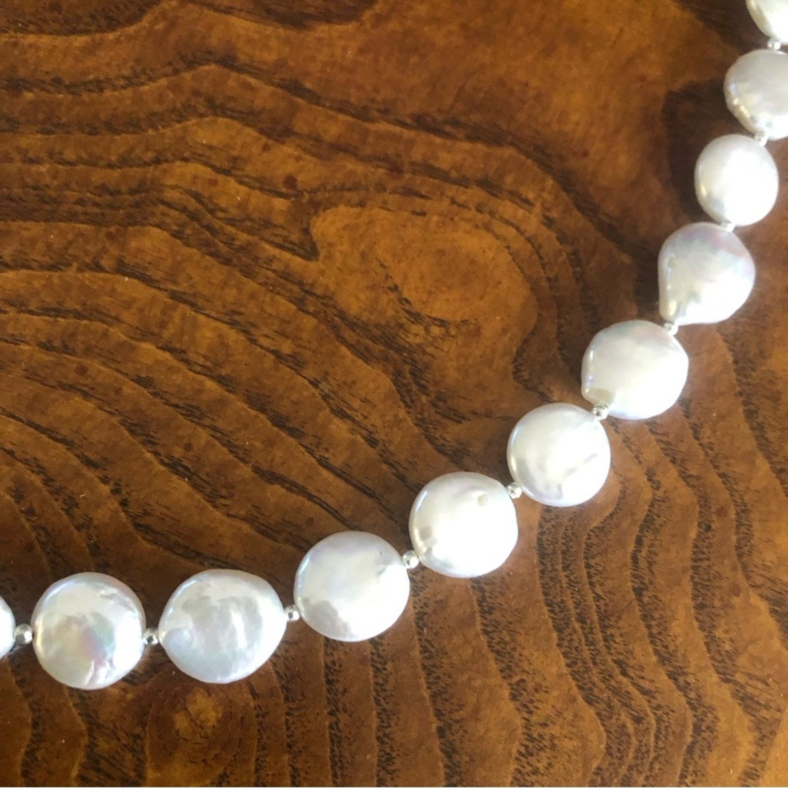 Handmade Handcrafted genuine baroque pearl necklace Size ONE SIZE - 9 Thumbnail