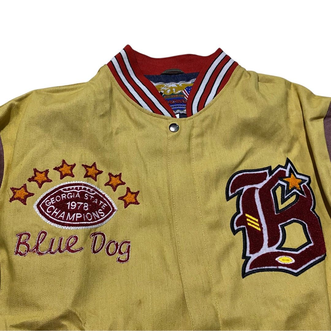 Jeff Hamilton Jeff hamilton racing forrest park blue dogs varsity jacket Size US L / EU 52-54 / 3 - 3 Thumbnail