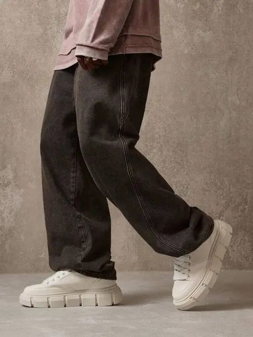 Jean × Vintage Vintage 90s Ballon Fit Skater Jeans Size US 32 / EU 48 - 4 Thumbnail
