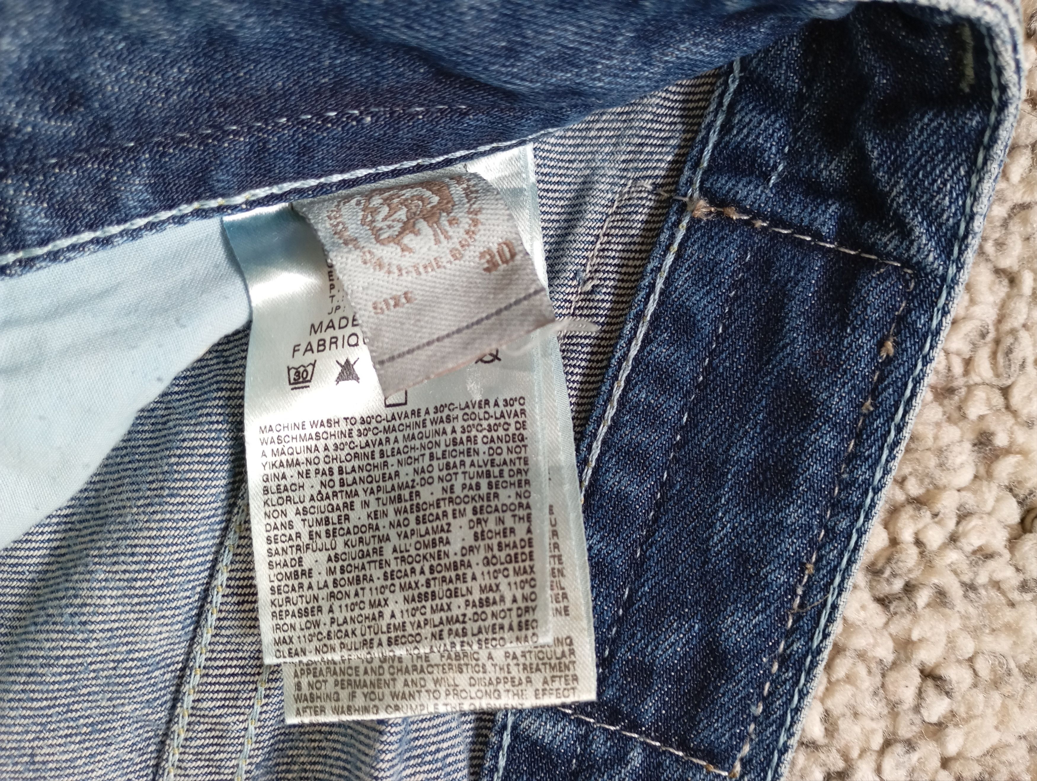 Diesel × Vintage Diesel Thavar Mens Denim Pants Jeans Size US 30 / EU 46 - 6 Thumbnail