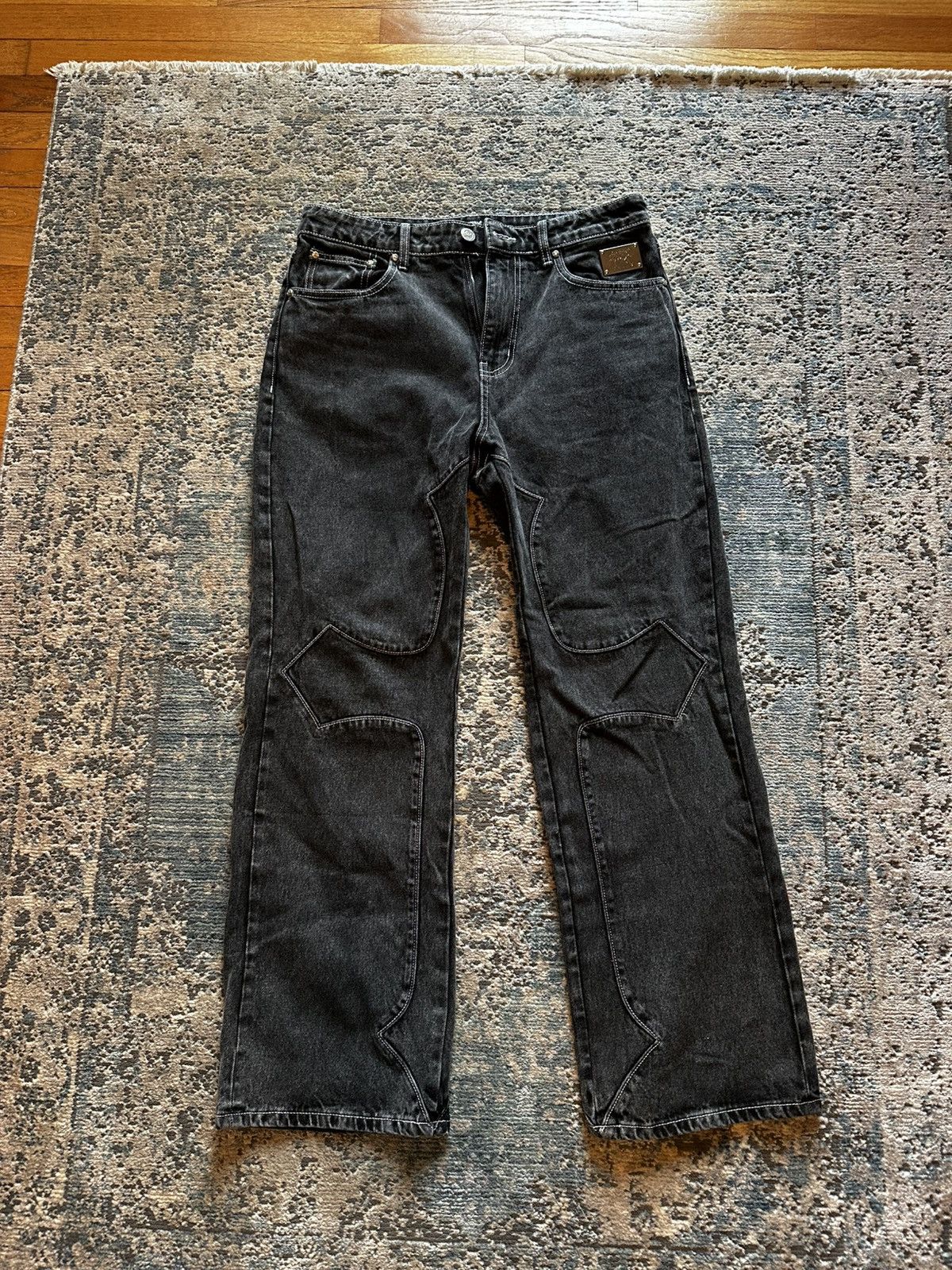 Revenge Revenge Cross Denim Black - 32 Size US 32 / EU 48 - 6 Thumbnail