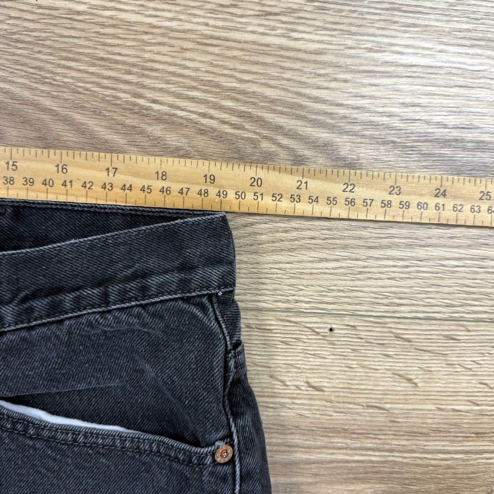 Levi's VINTAGE Levi's 505 Jeans - Men's - Regular - 42x30 - Black - Straight Leg - 1990s - Patch Missing, Used Good Condition Size US 42 / EU 58 - 4 Thumbnail