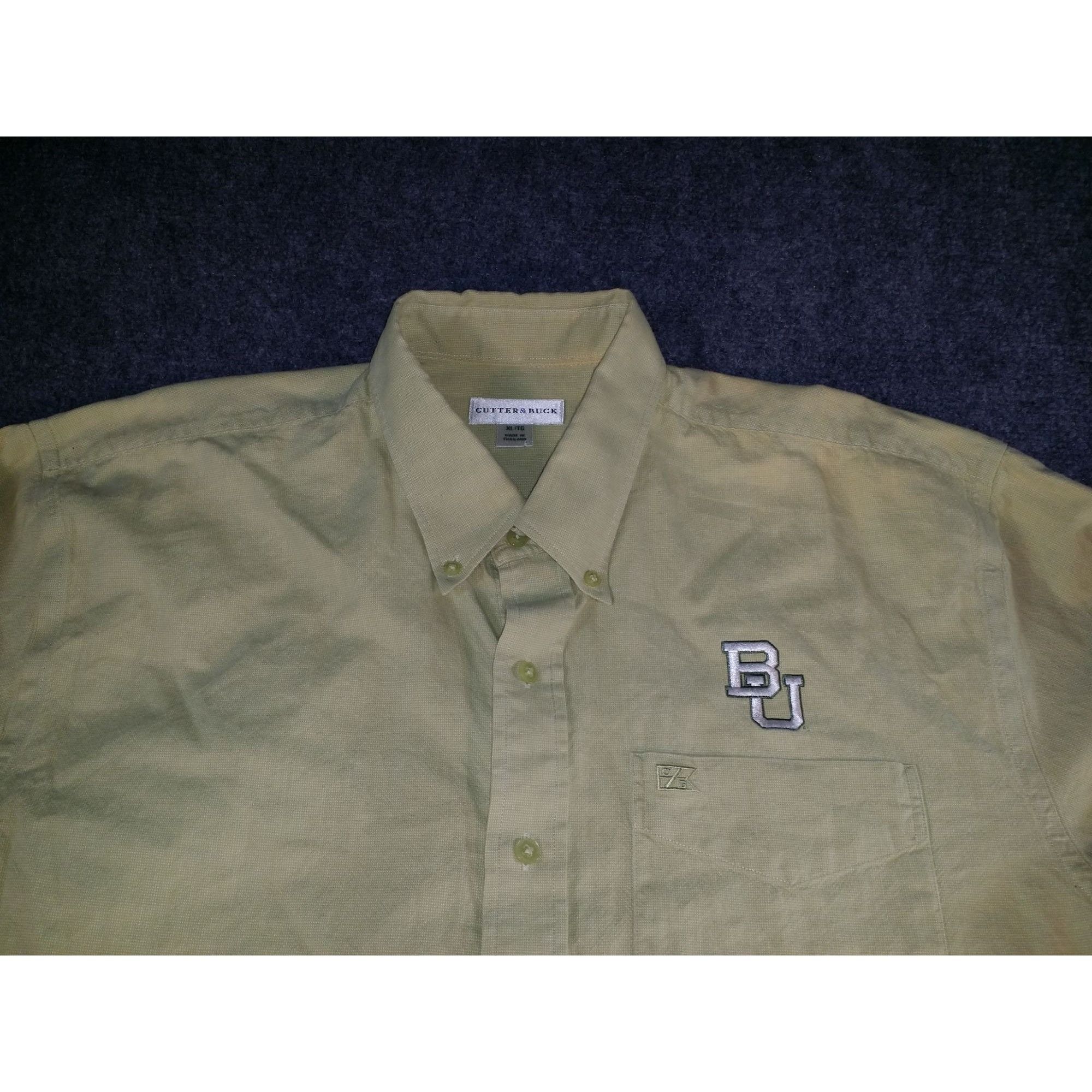 NCAA Baylor Bears Button Up Shirt Men Sz XL Cutter & Buck NCAA Wo Size US XL / EU 56 / 4 - 2 Thumbnail