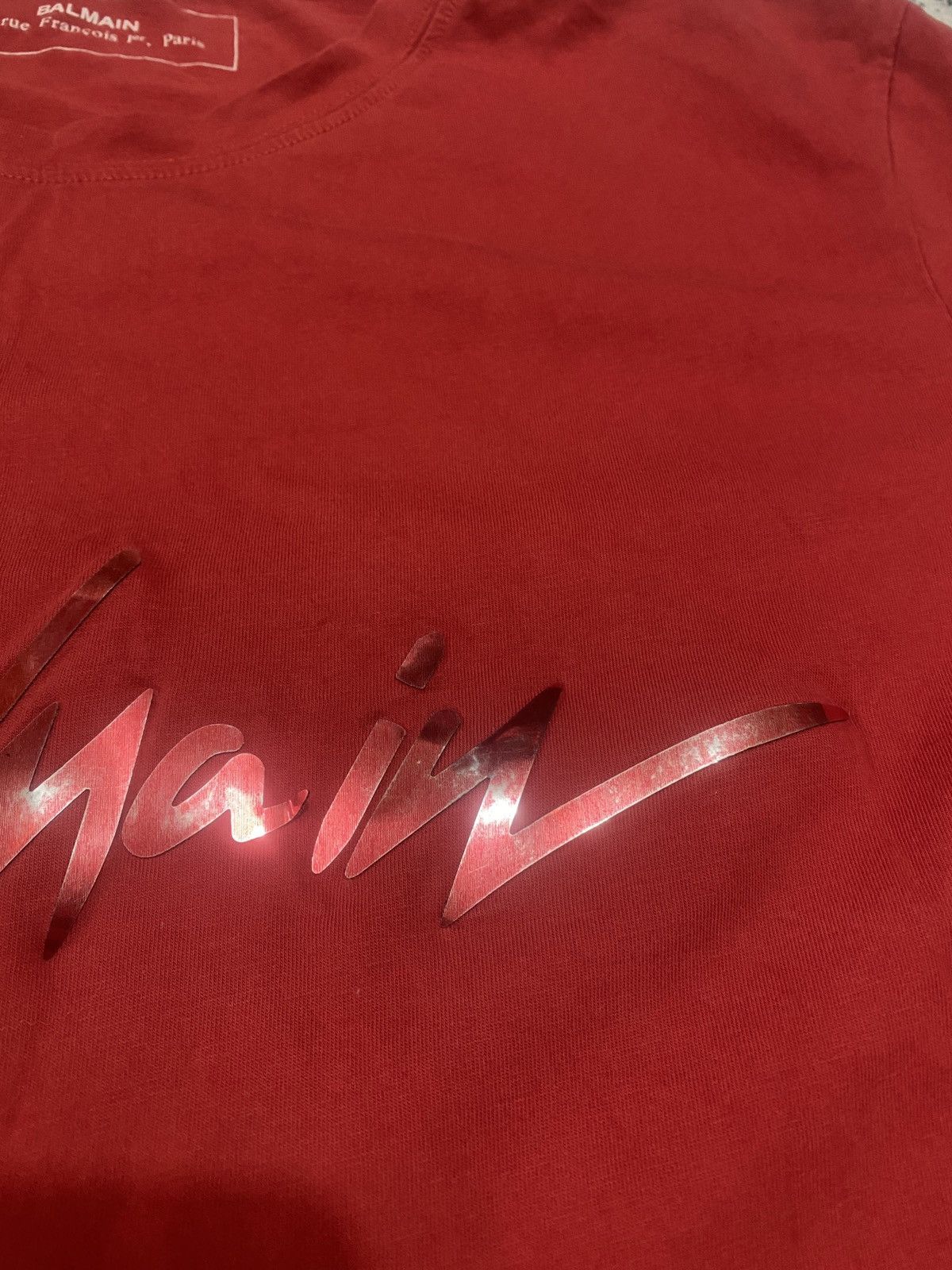 Balmain Luxury Balmain big logo tee Size US L / EU 52-54 / 3 - 8 Thumbnail
