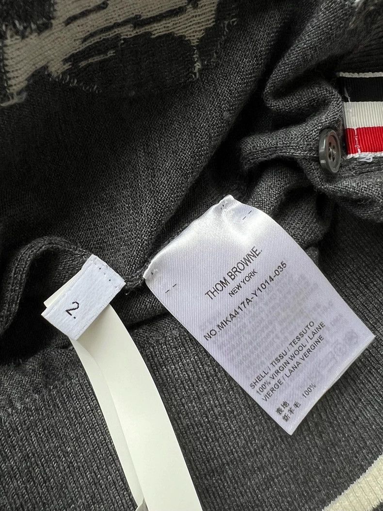 Thom Browne Thom Browne Dragonfly embroidered round collar knit sweate Size US M / EU 48-50 / 2 - 4 Thumbnail