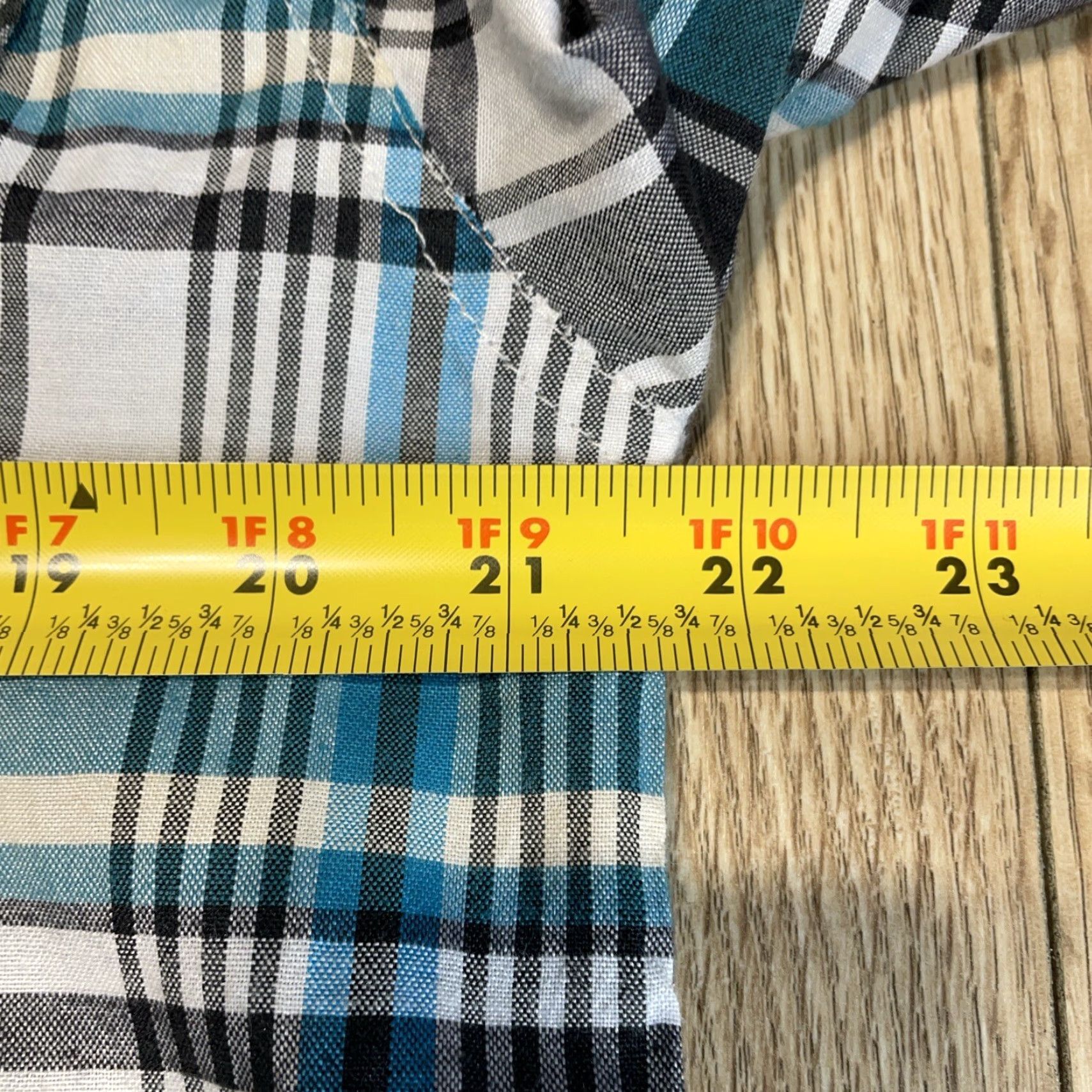 Urban Outfitters VINTAGE Outfitters Mens Long Sleeve Plaid Pearl Snap Button-Up Shirt Casual Large Blue Countries Size US L / EU 52-54 / 3 - 7 Thumbnail
