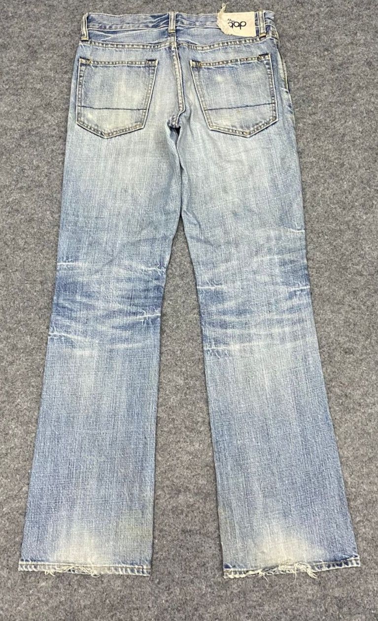 If Six Was Nine Flare Vintage The Gap Distressed Denim Size US 31 - 2 Thumbnail