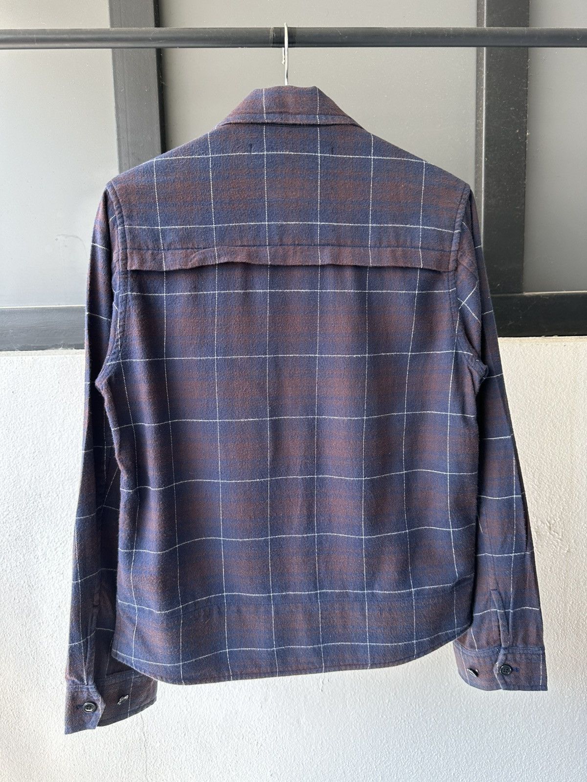 CABANE de ZUCCa 2003 S/S Cabane de Zucca shadow plaid zipper jacket Size US M / EU 48-50 / 2 - 9 Thumbnail