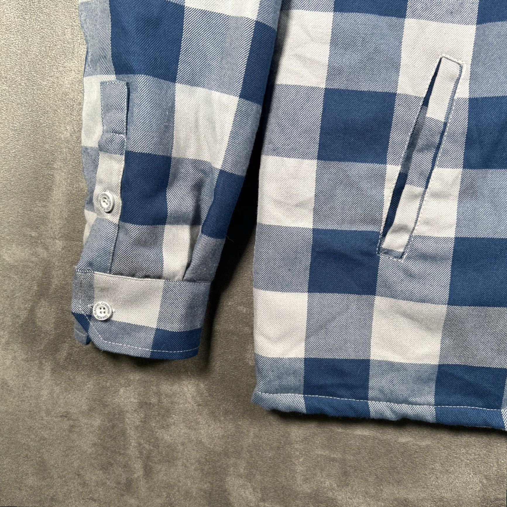 CO Dixxon Flannel Co Mancave Quilted Lined Jacket Shacket XS Plaid Blue Shacket Men Casual Vintage: No (Oops) Size US XS / EU 42 / 0 - 5 Thumbnail