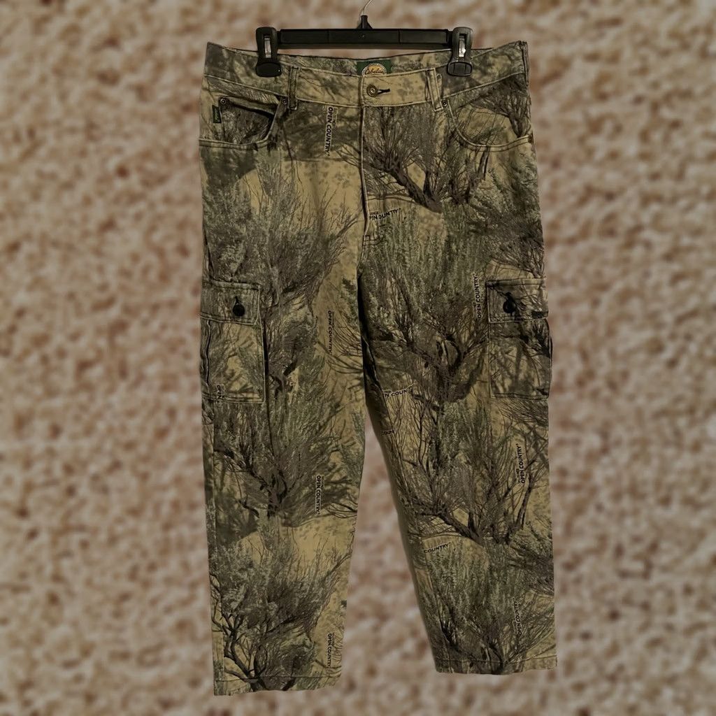 Vintage Cabela's Seclusion 3D Open Country Camouflage Cotton Cargo Pants - Men's 36x31 Size US 36 / EU 52 - 1 Thumbnail