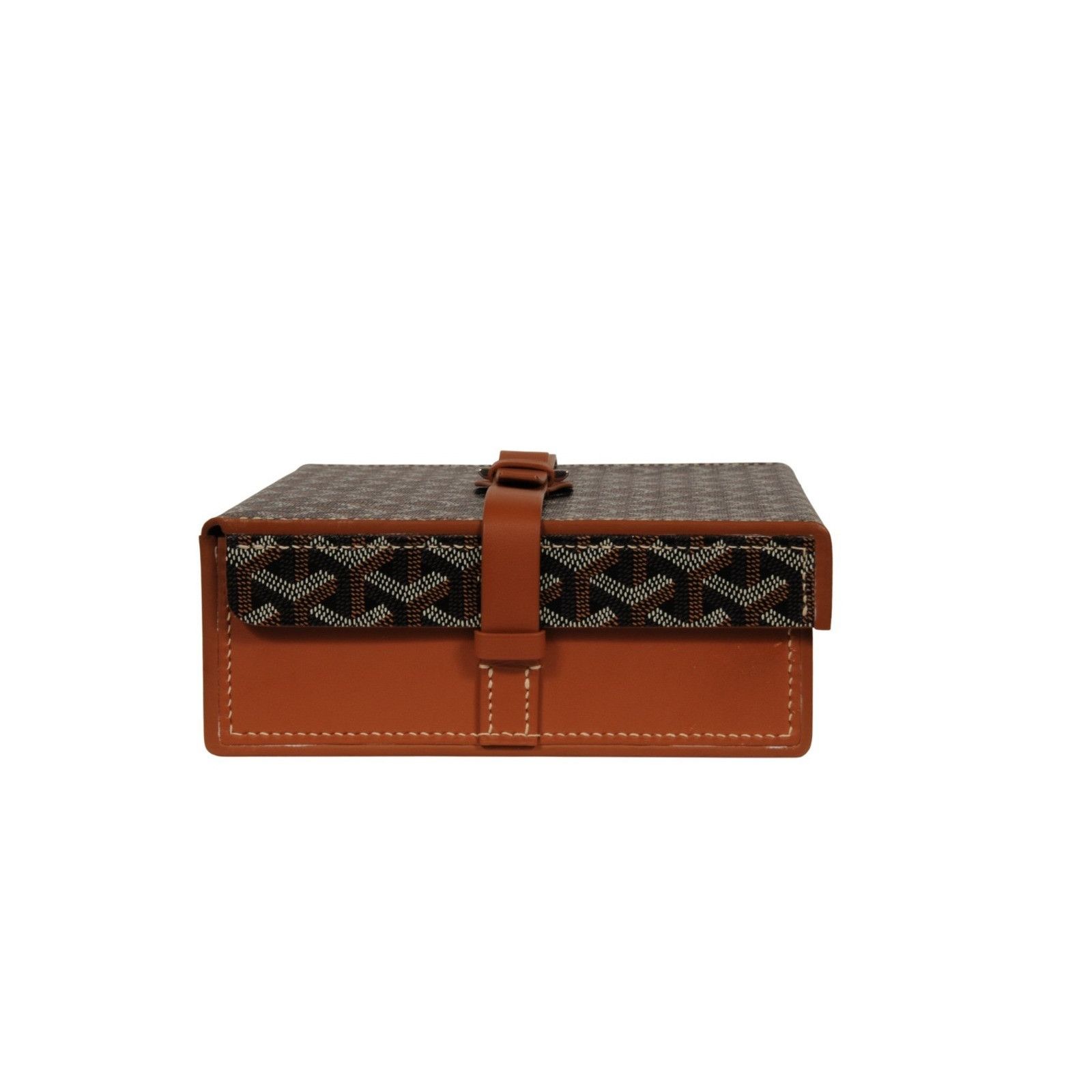 Goyard Montre De Voyage Eight Watch Box Black Tan Travel Trunk Size ONE SIZE - 9 Thumbnail