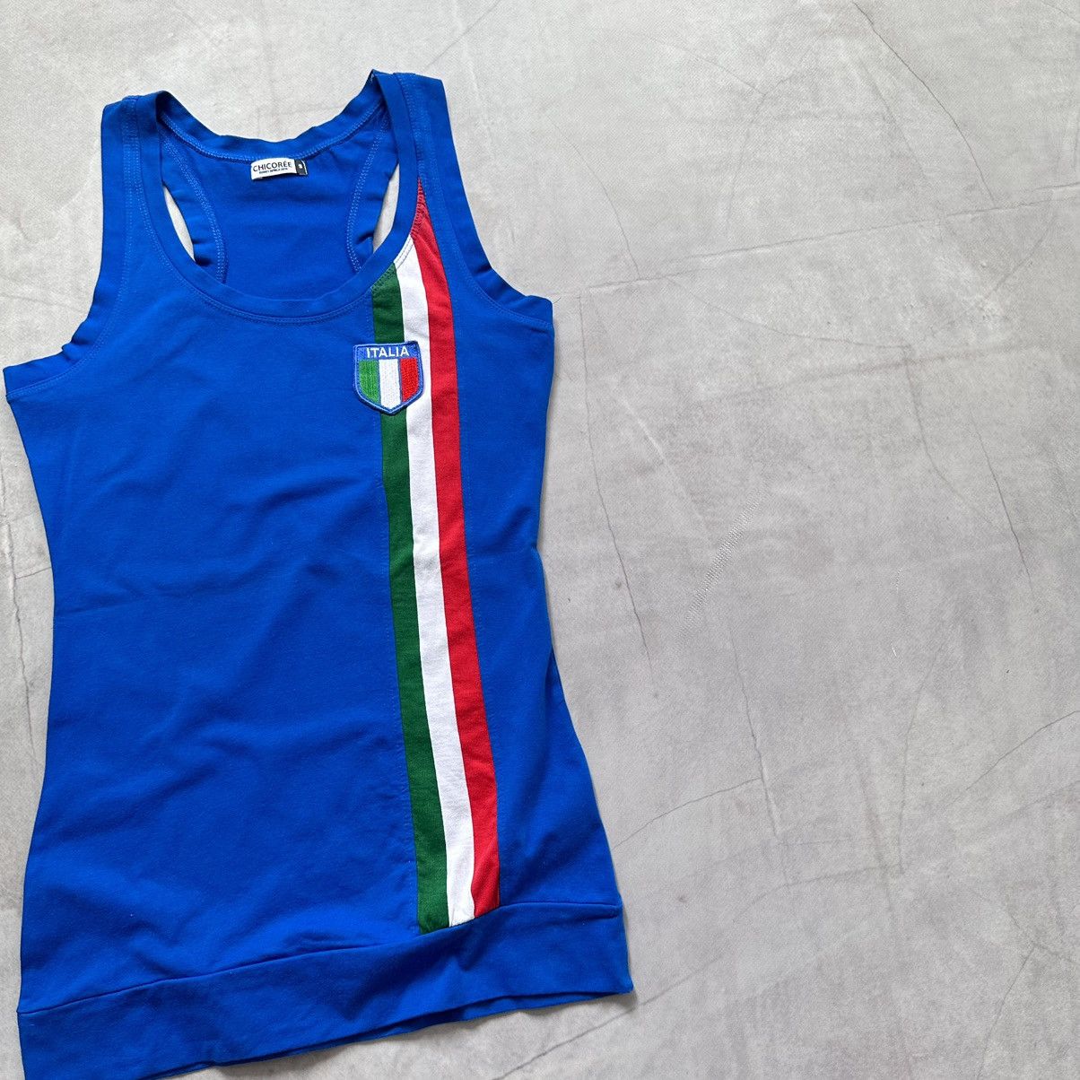 Jil Sander × Puma Y2K Italy Italia Hysteric Glamour Vibe Tank Top Brazil Spain Size S / US 4 / IT 40 - 2 Thumbnail