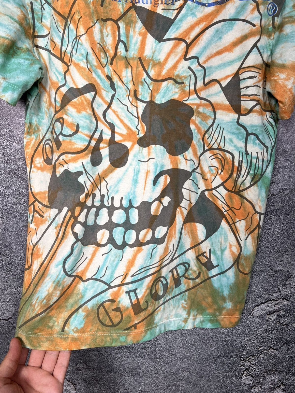 Ed Hardy Vintage Y2K Ed Hardy All Over Print Tie Dye T-shirt Tee Size US S / EU 44-46 / 1 - 13 Thumbnail