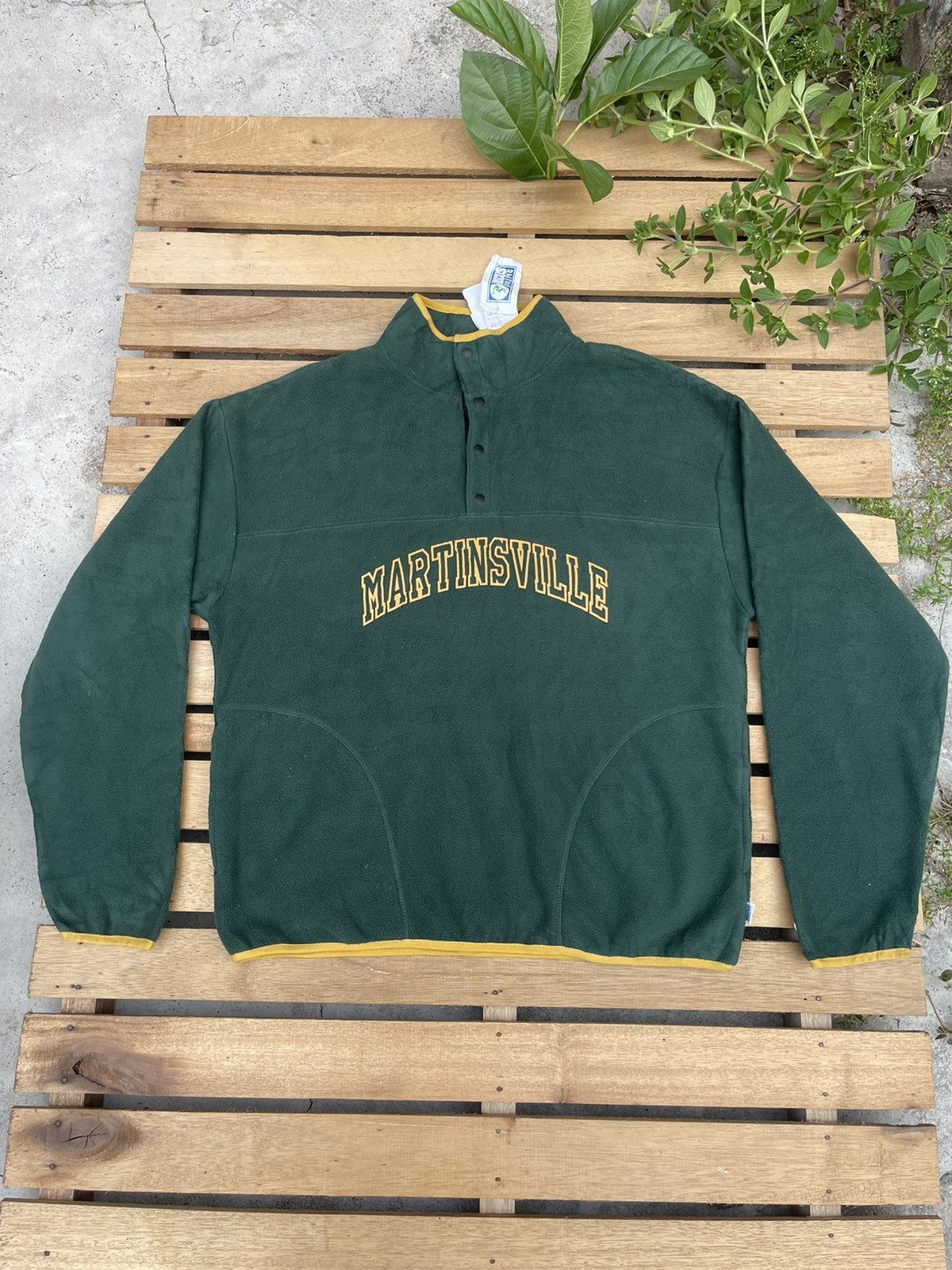Japanese Brand DEADSTOCK DISCUS ATHLETIC FLEECE JACKET Size US M / EU 48-50 / 2 - 1 Thumbnail