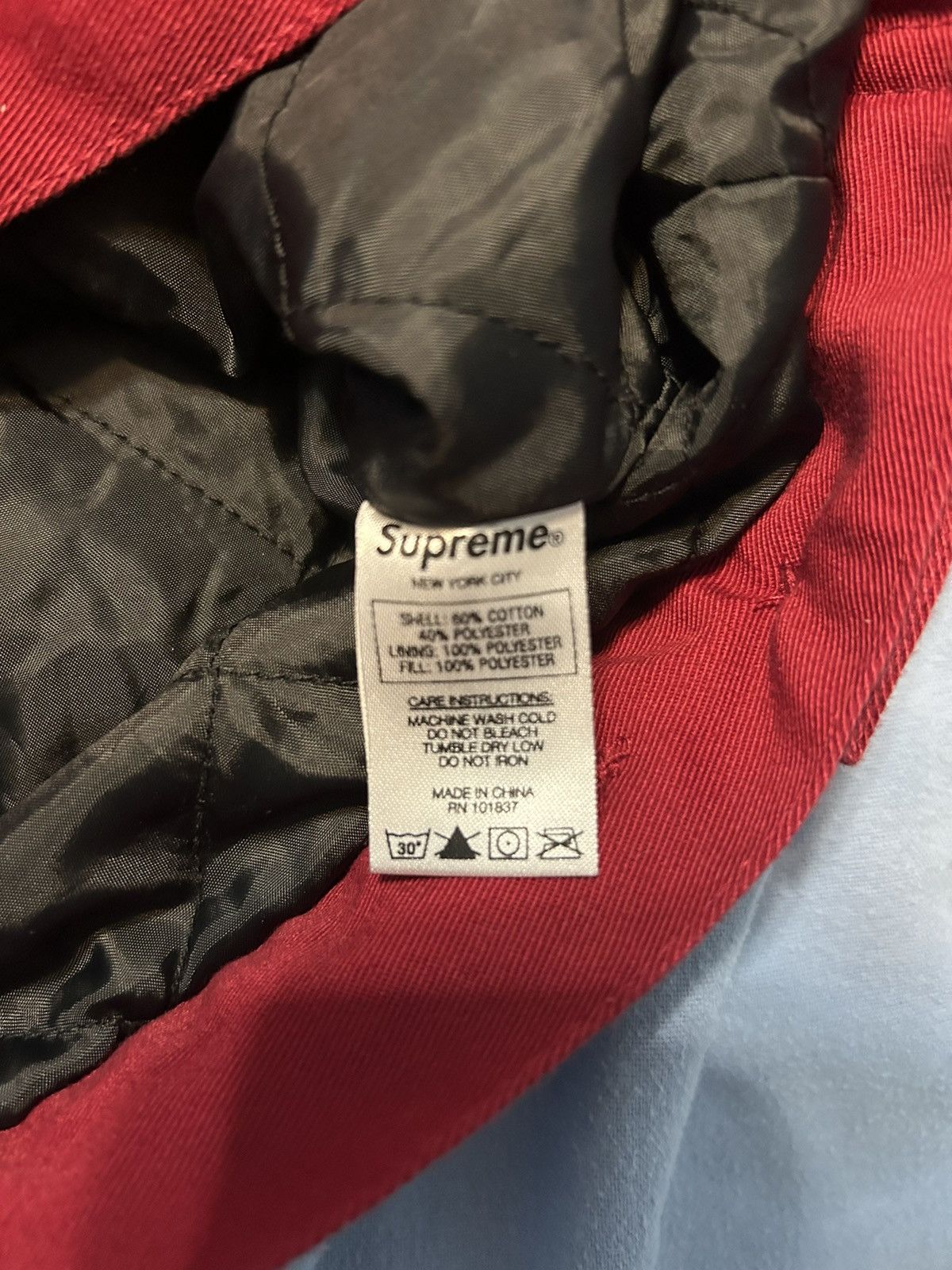 Supreme Supreme FW18 Dragon Work Jacket Red Size US L / EU 52-54 / 3 - 4 Thumbnail