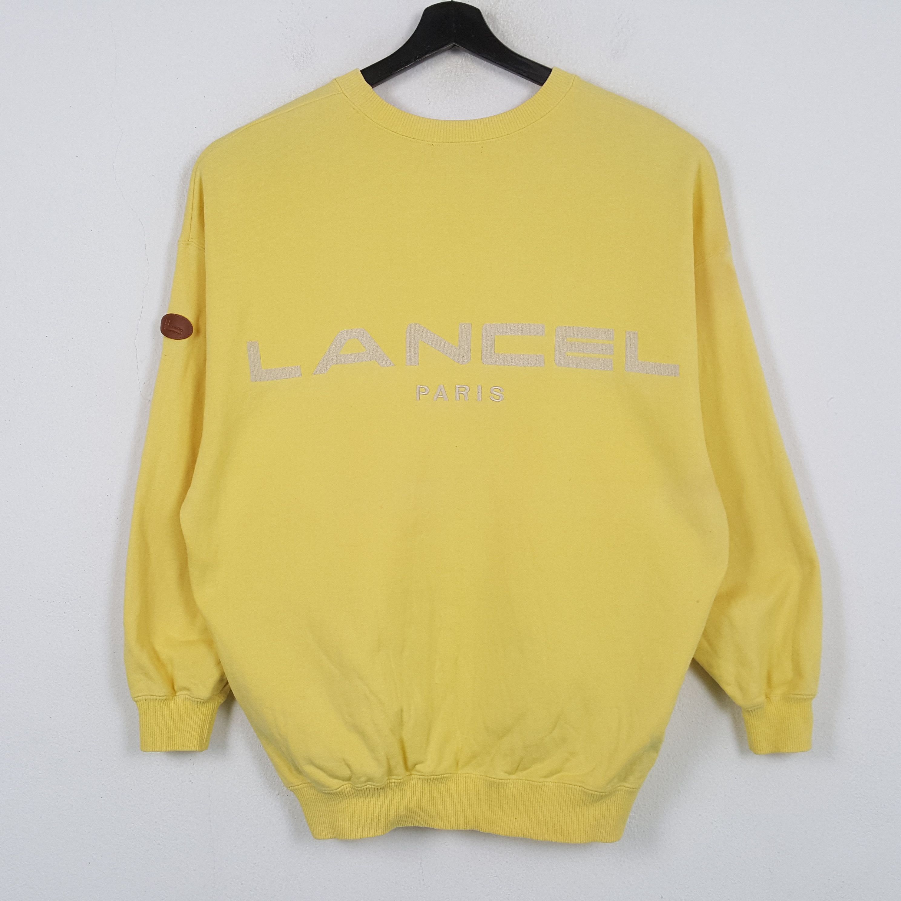 LANCEL PARIS Spellout Design Sweatshirt C293N2 Menswear