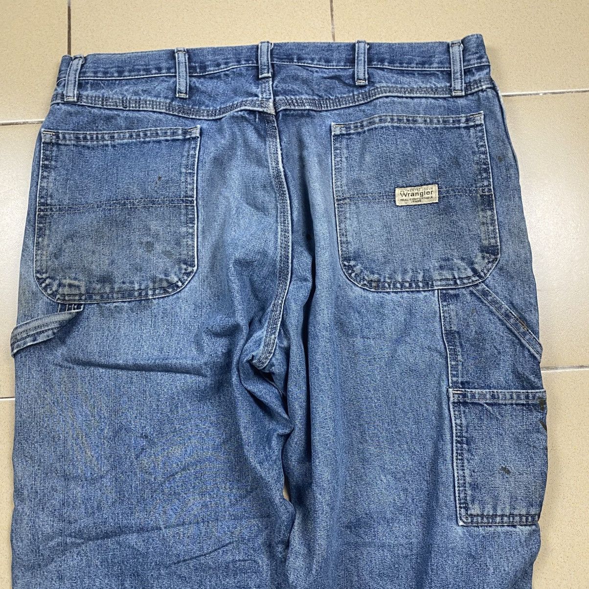 Wrangler Vintage y2k Wrangler Distressed Carpenter Jeans Size US 38 / EU 54 - 10 Thumbnail