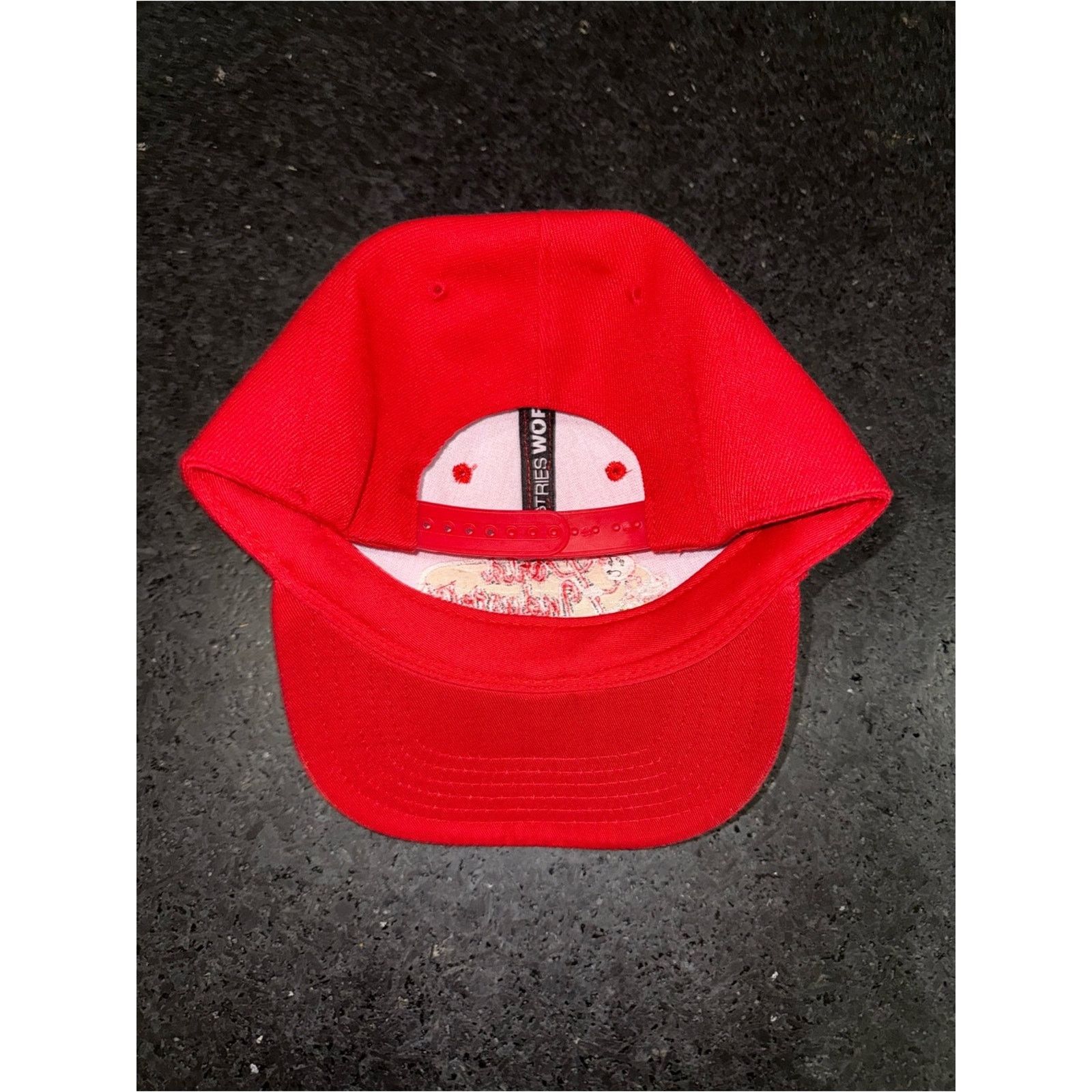 World Industries WORLD INDUSTRIES DEVIL FLAMEBOY SKATEBOARD 90's RED CAP HAT Size ONE SIZE - 3 Thumbnail